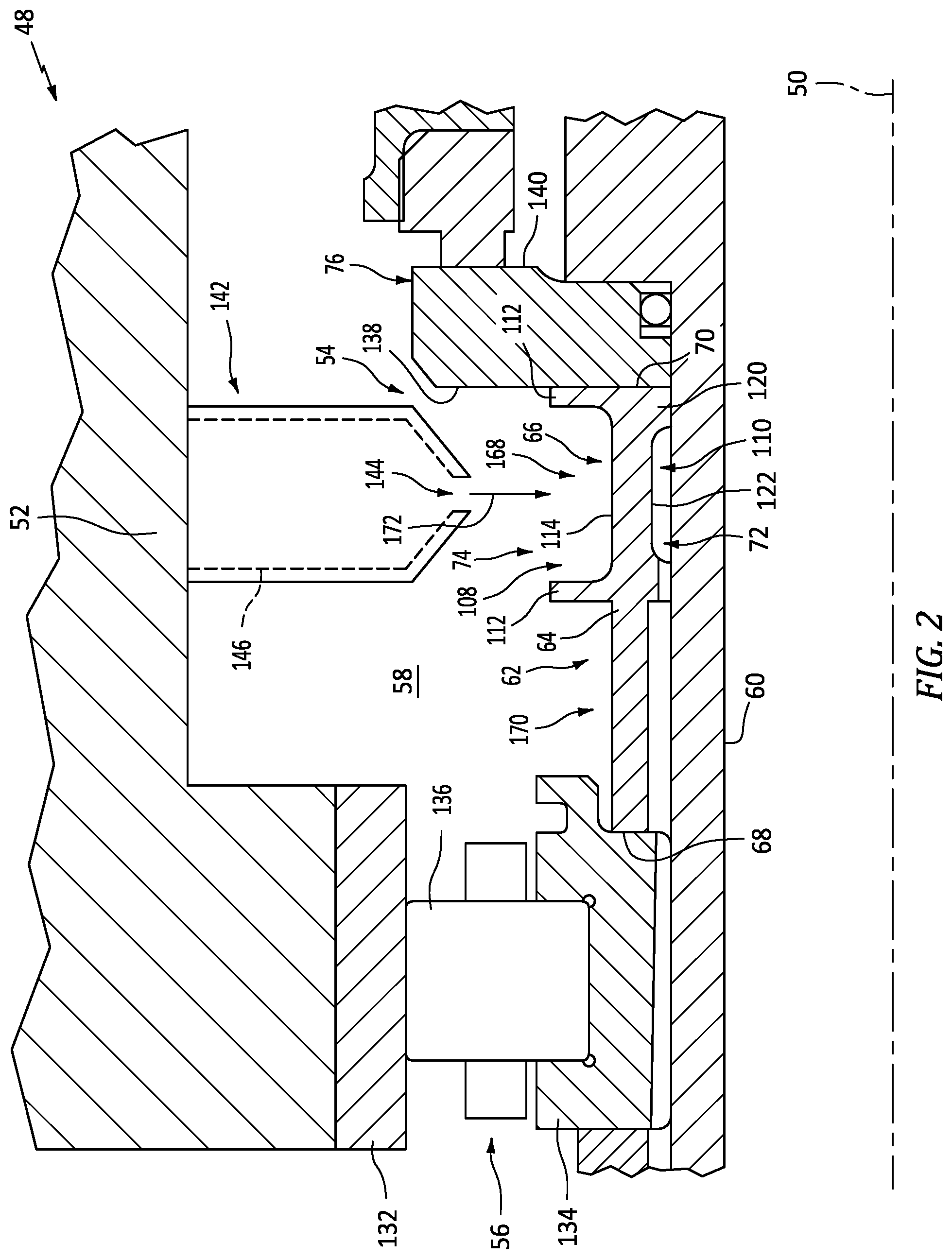 Patent US12092028 Figure 2 – Scoop assembly for rotational equipment