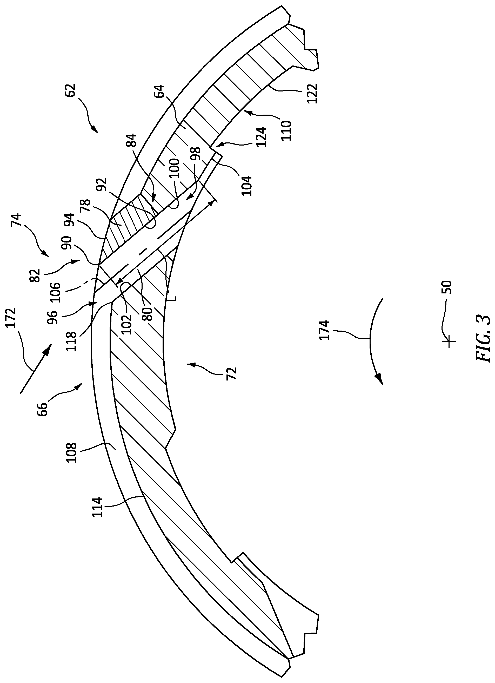 Patent US12092028 Figure 3 – Scoop assembly for rotational equipment