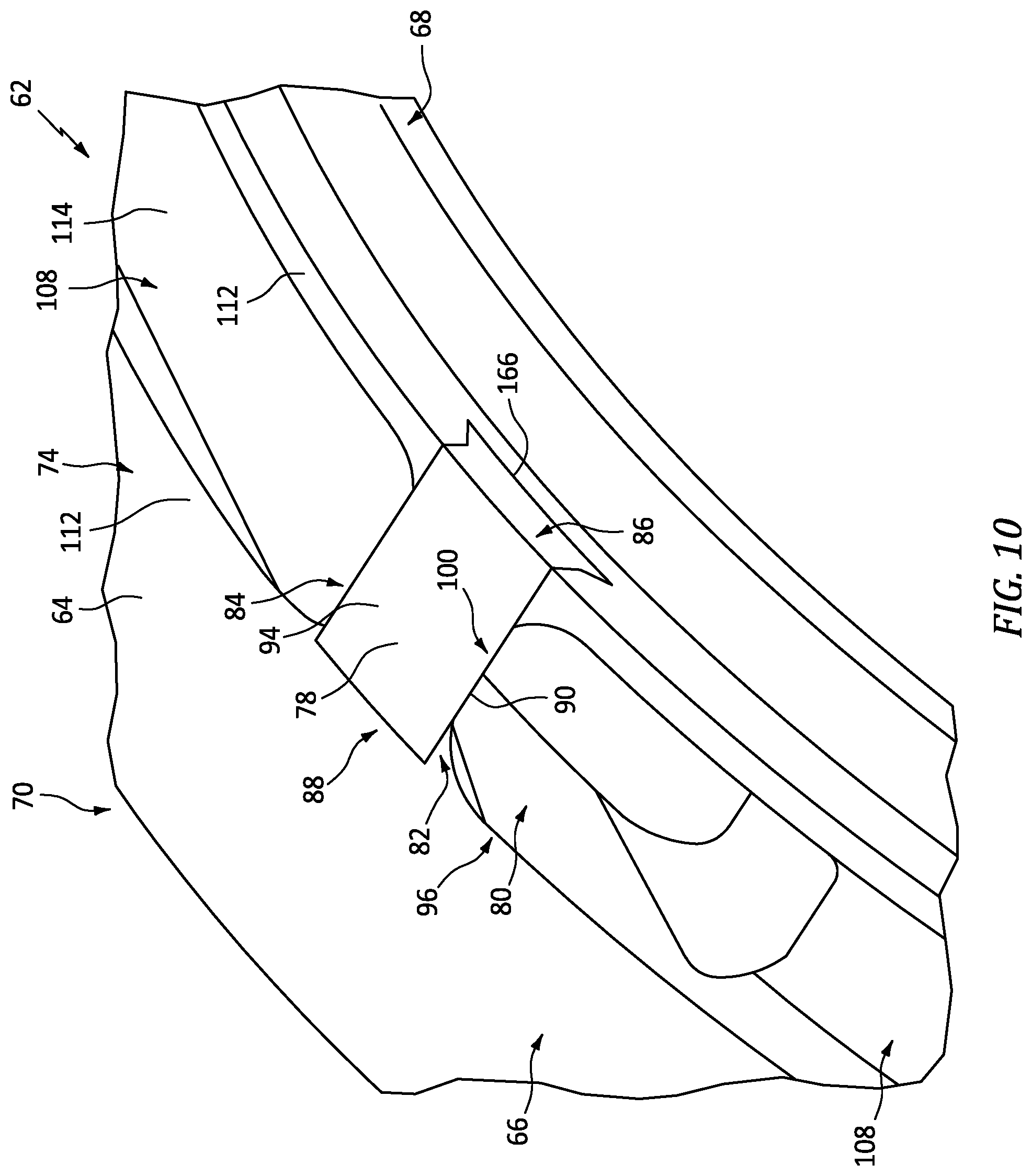 Patent US12092028 Figure 8 – Scoop assembly for rotational equipment
