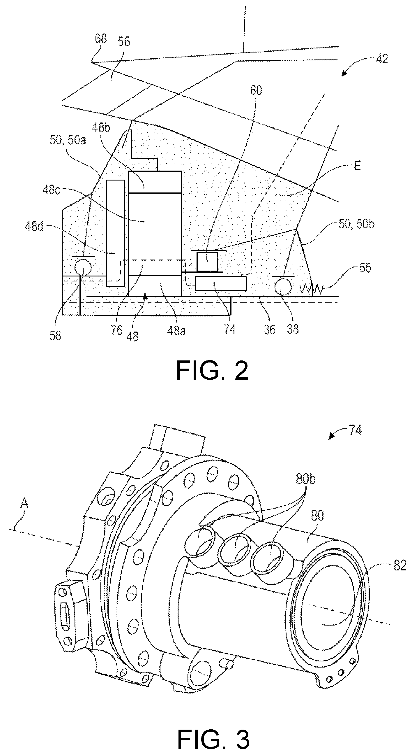 Patent US12092029 Figure 2 – Fan module equipped with an oil transfer device