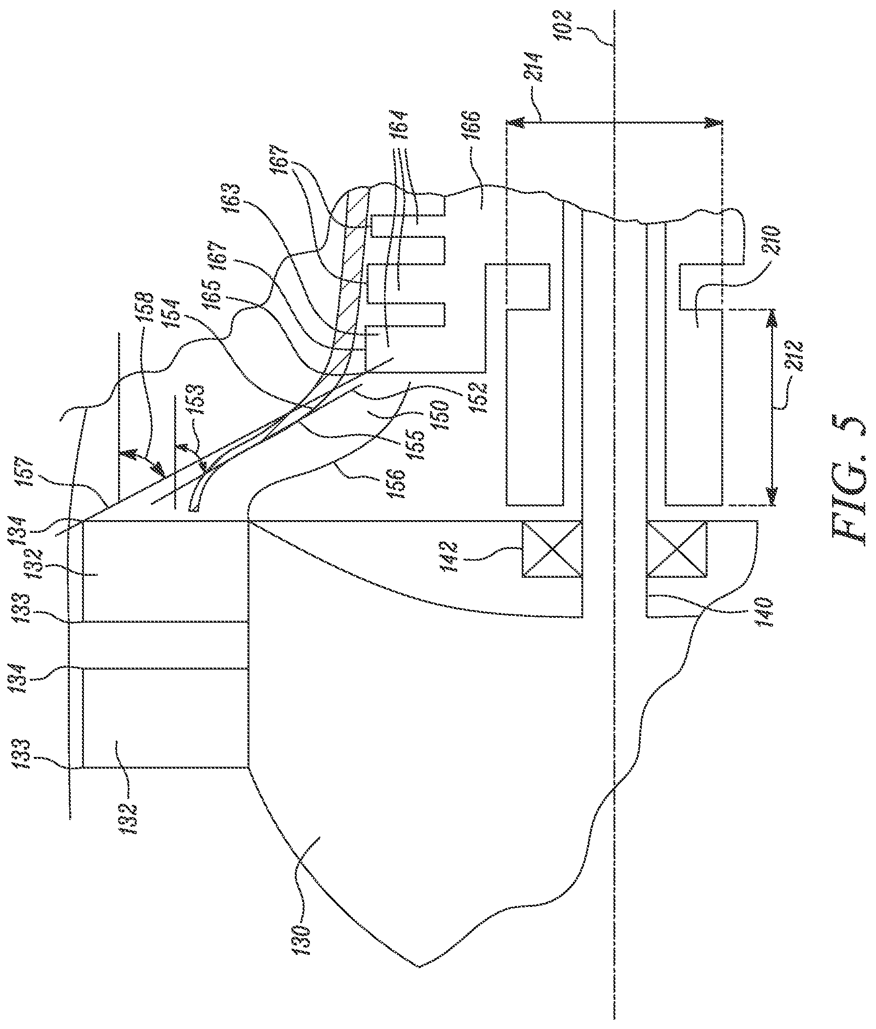 Patent US12092030 Figure 5 – Gas turbine engine