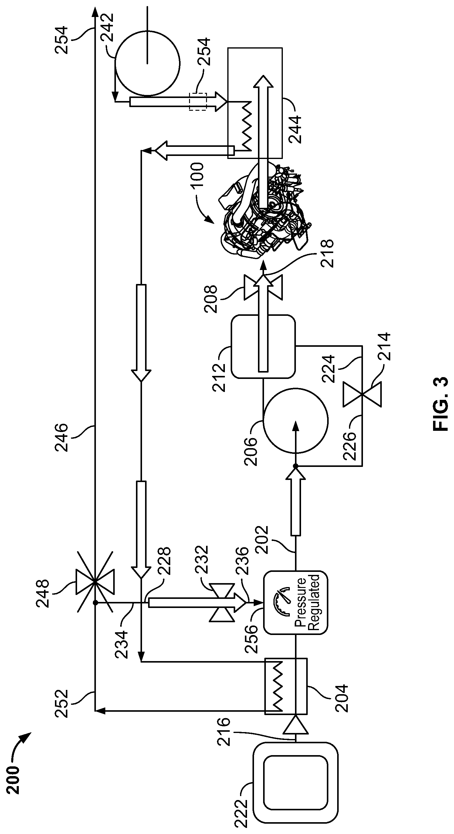 Patent US12092032 Figure 3 – Gas turbine engine hydrogen supply system and method