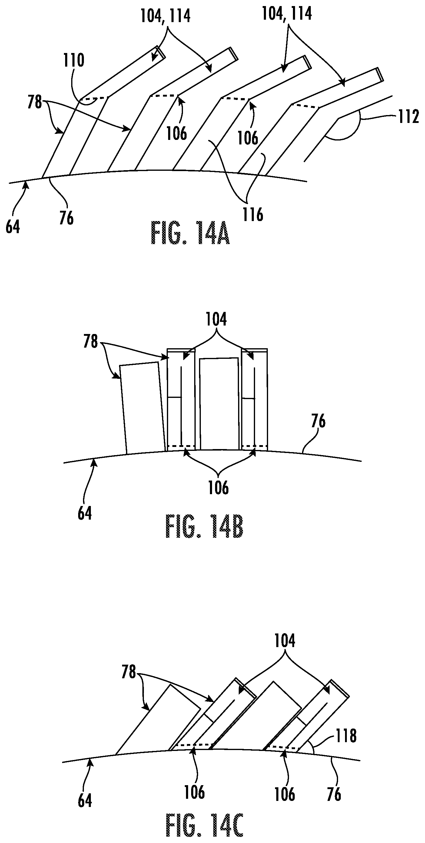 Patent US12092034 Figure 17 – Circumferentially varying fan casing treatments for reducing fan noise effects