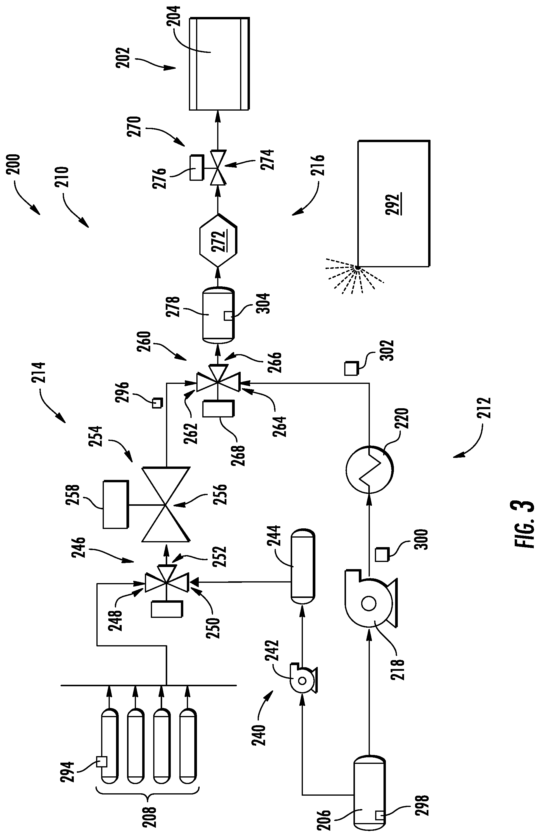 Patent US12092042 Figure 3 – Hydrogen fuel system