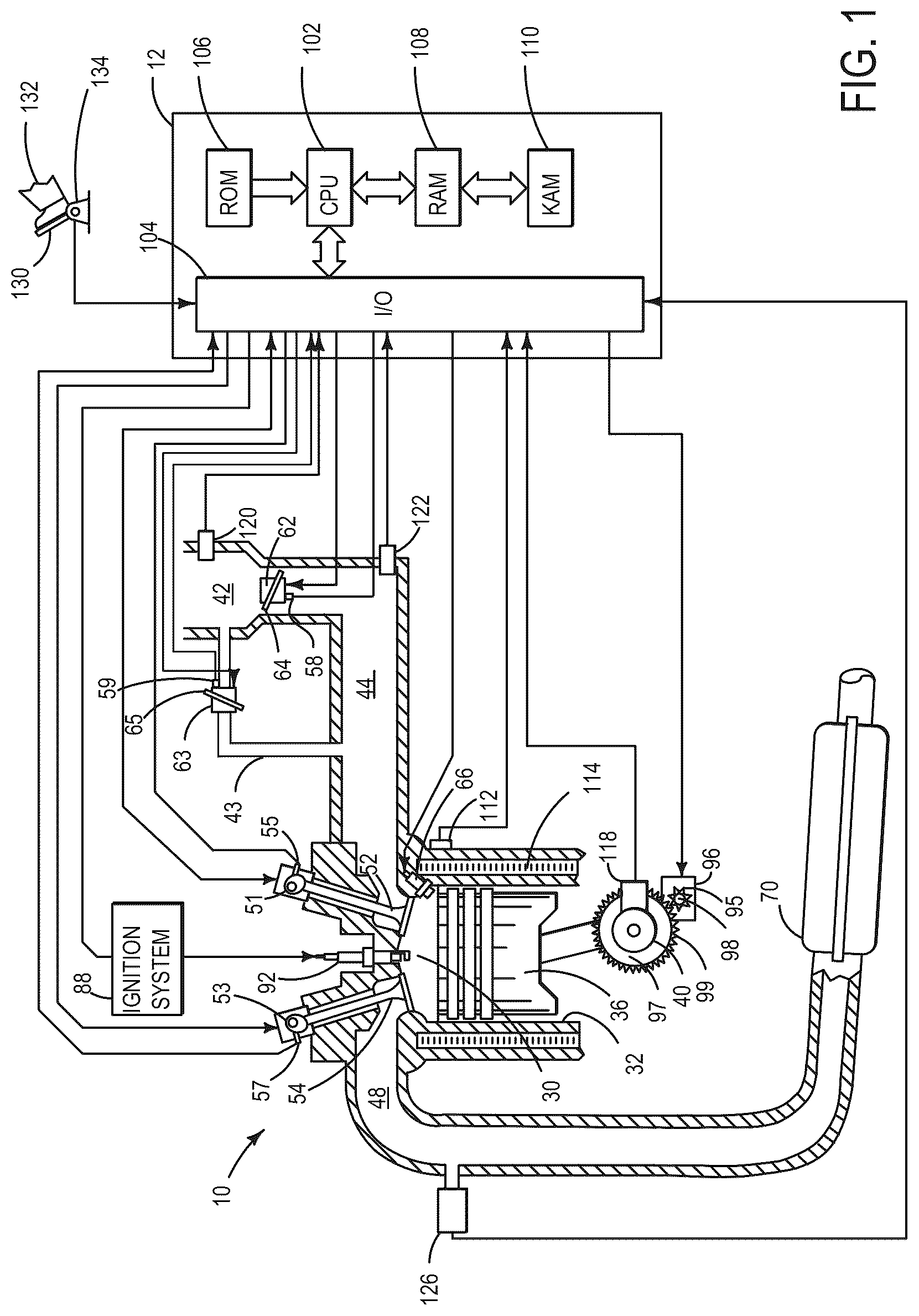 Patent US12092047 Figure 1 – Methods and systems for launching a vehicle with a manual shift transmission