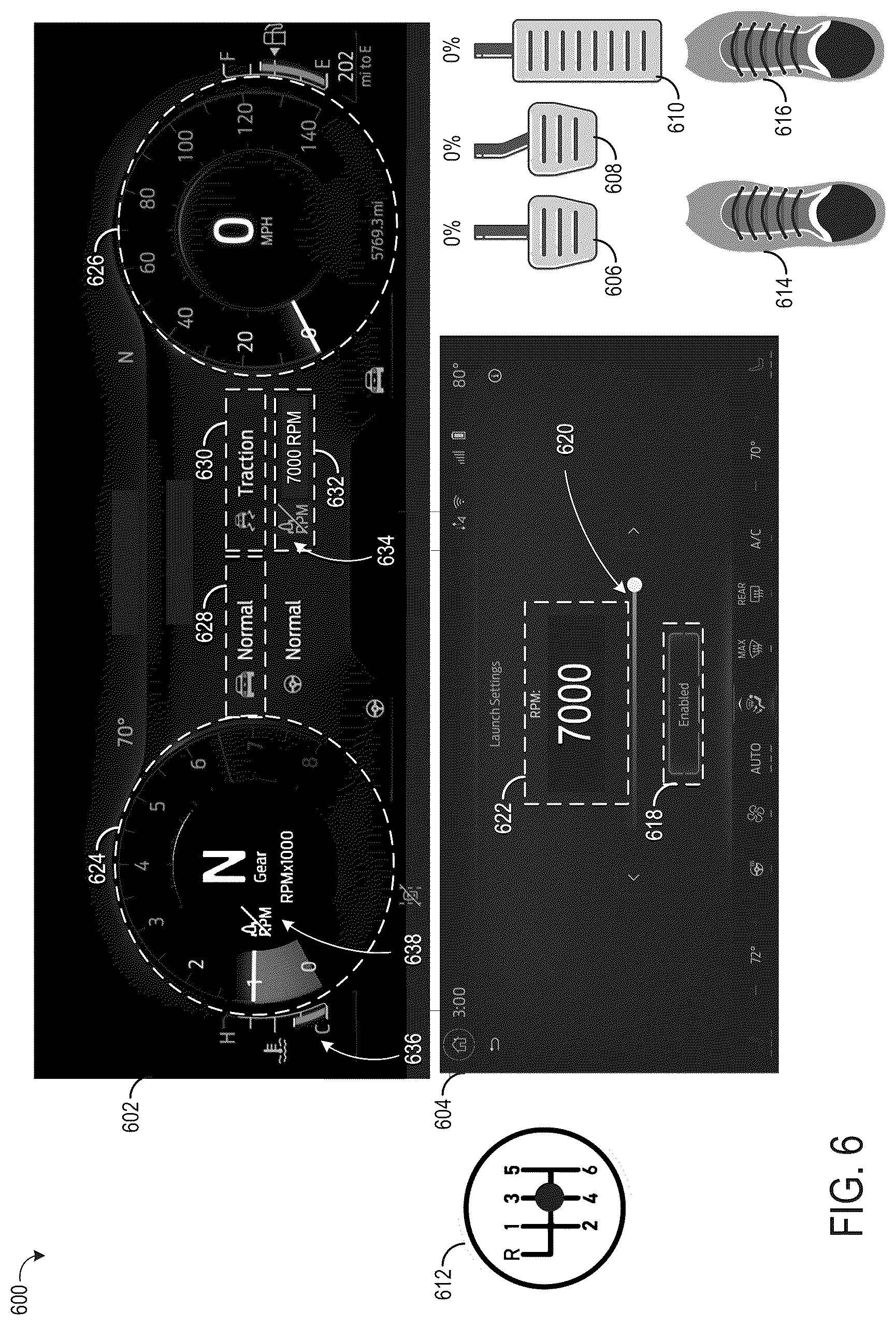 Patent US12092047 Figure 7 – Methods and systems for launching a vehicle with a manual shift transmission