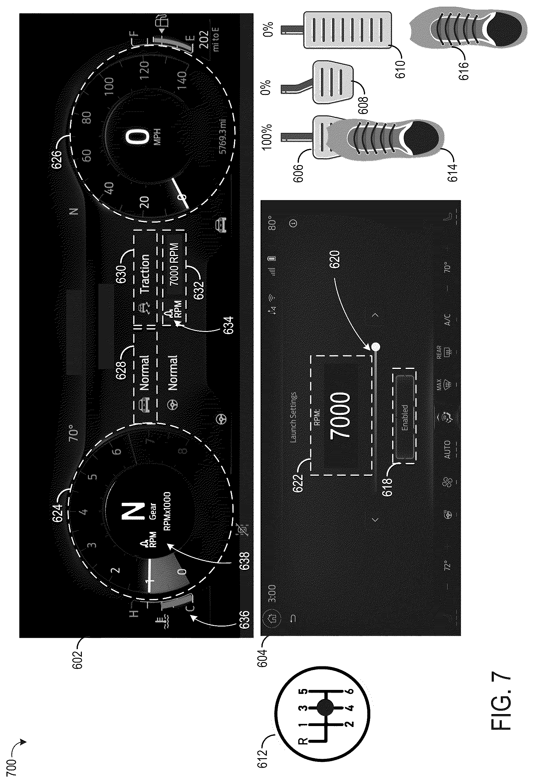 Patent US12092047 Figure 8 – Methods and systems for launching a vehicle with a manual shift transmission