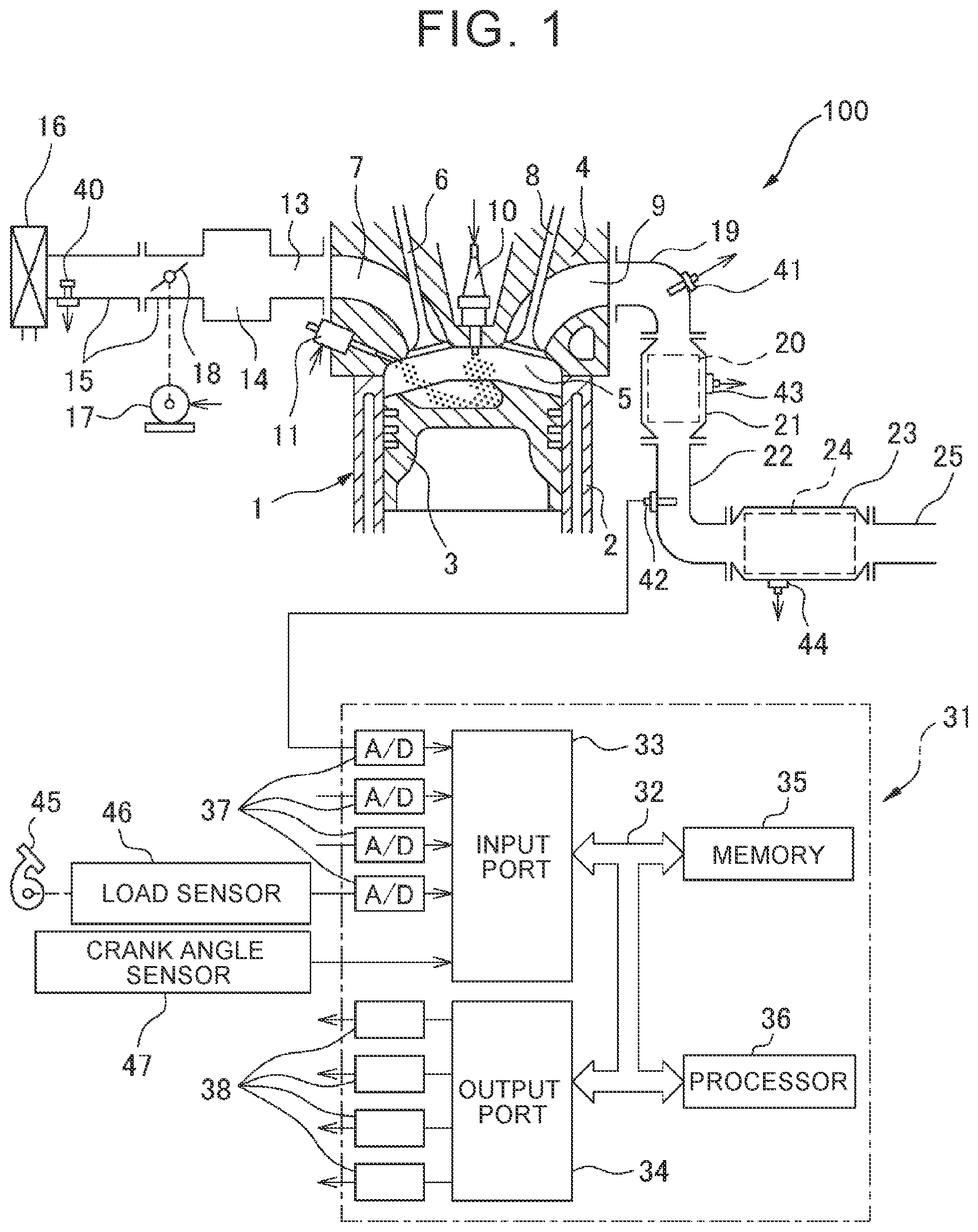 Patent US12092051 — Air-fuel ratio control apparatus for internal combustion engine and air-fuel ratio control method therefor — Figure 1