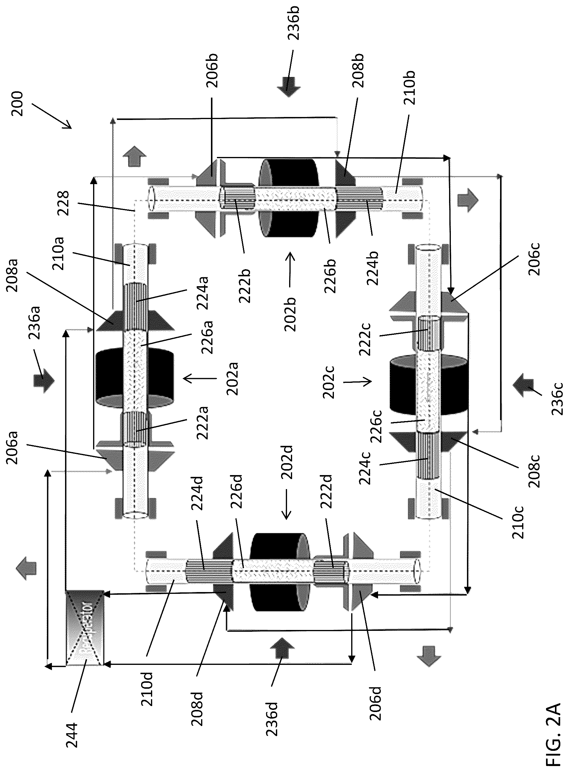 Patent US12092054 Figure 2 – Combined Brayton and Stirling cycle power generator