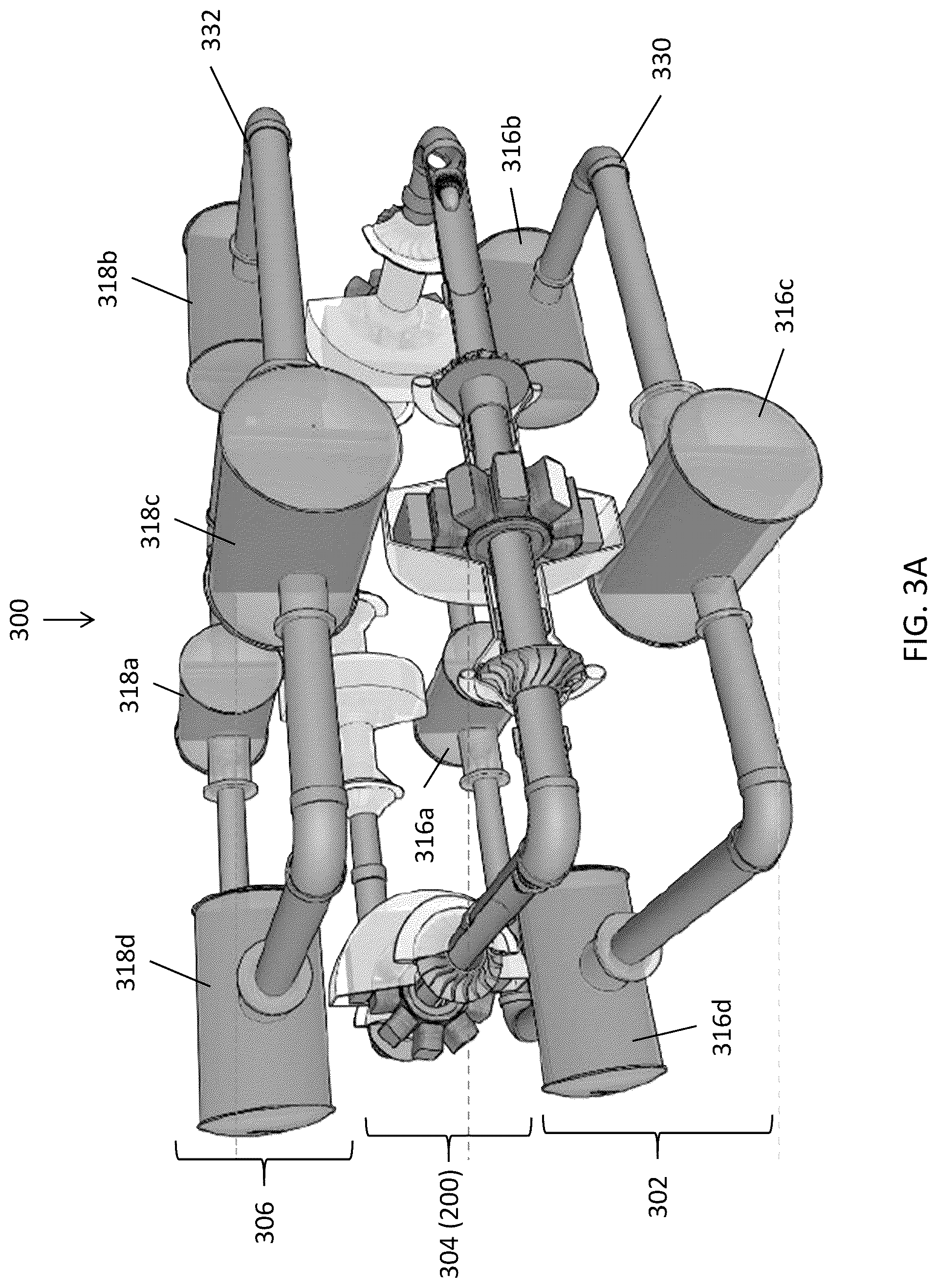 Patent US12092054 Figure 5 – Combined Brayton and Stirling cycle power generator