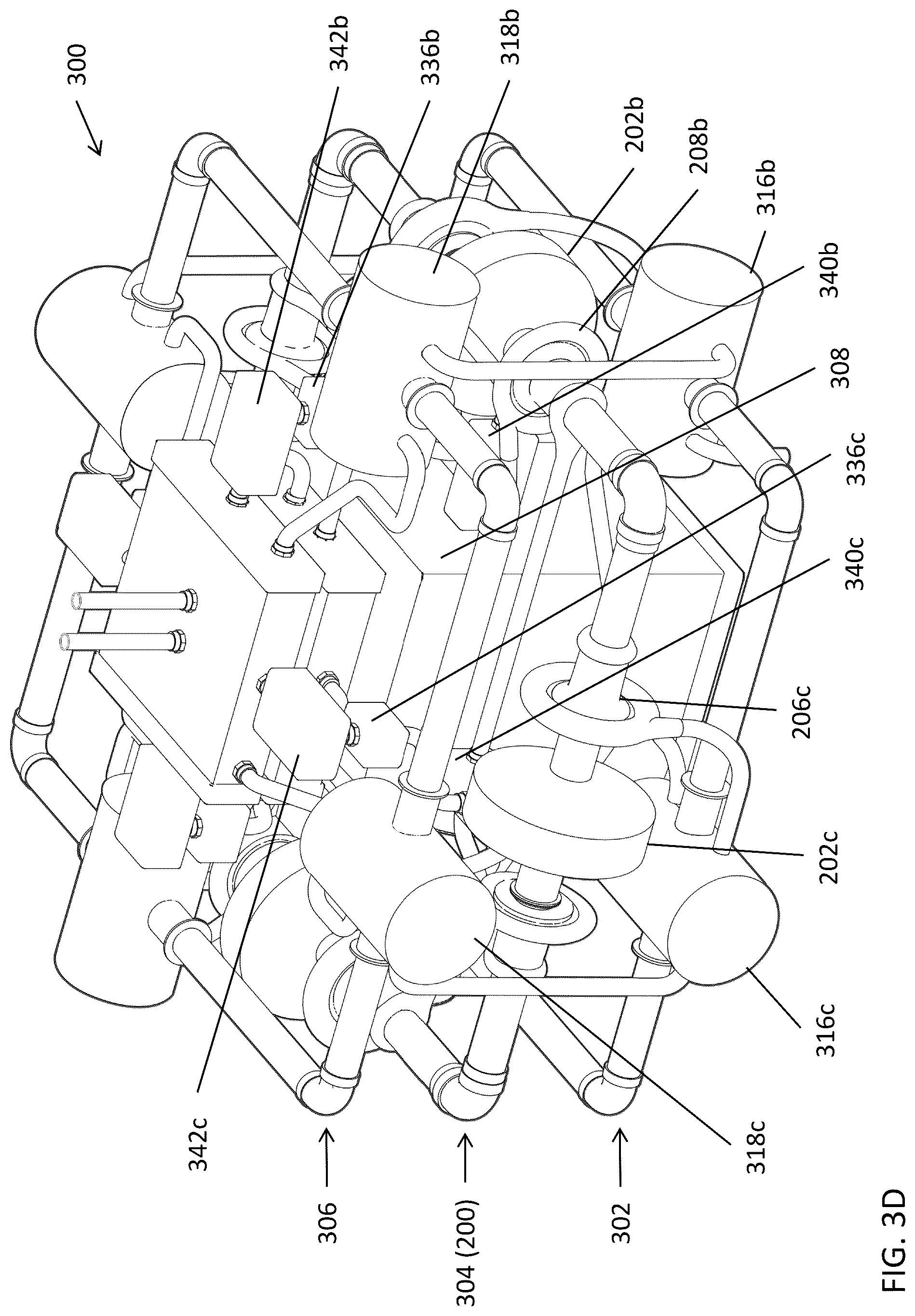 Patent US12092054 Figure 8 – Combined Brayton and Stirling cycle power generator