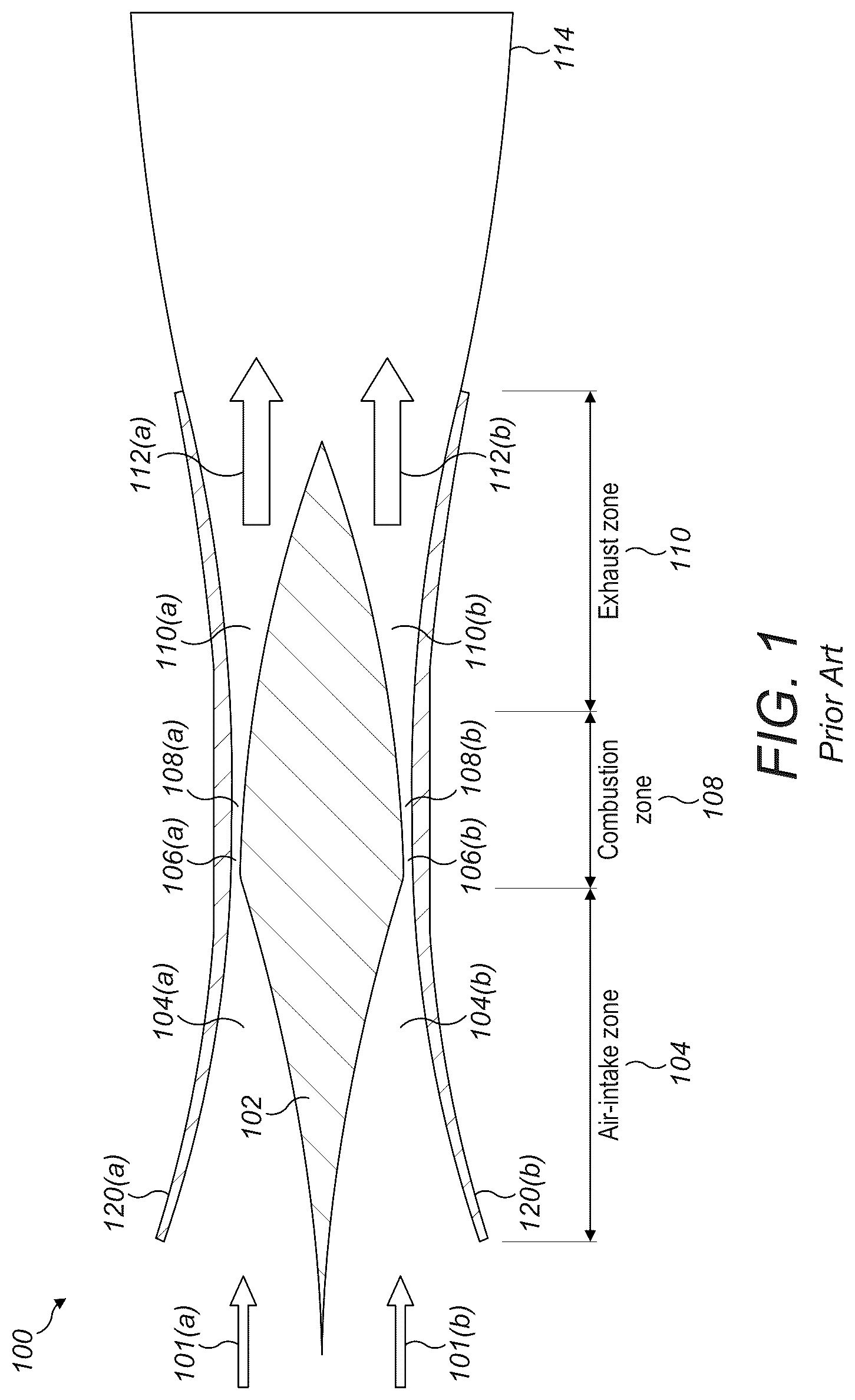 Patent US12092055 Figure 1 – Pulsed-plasma-discharge engine and its method of operation