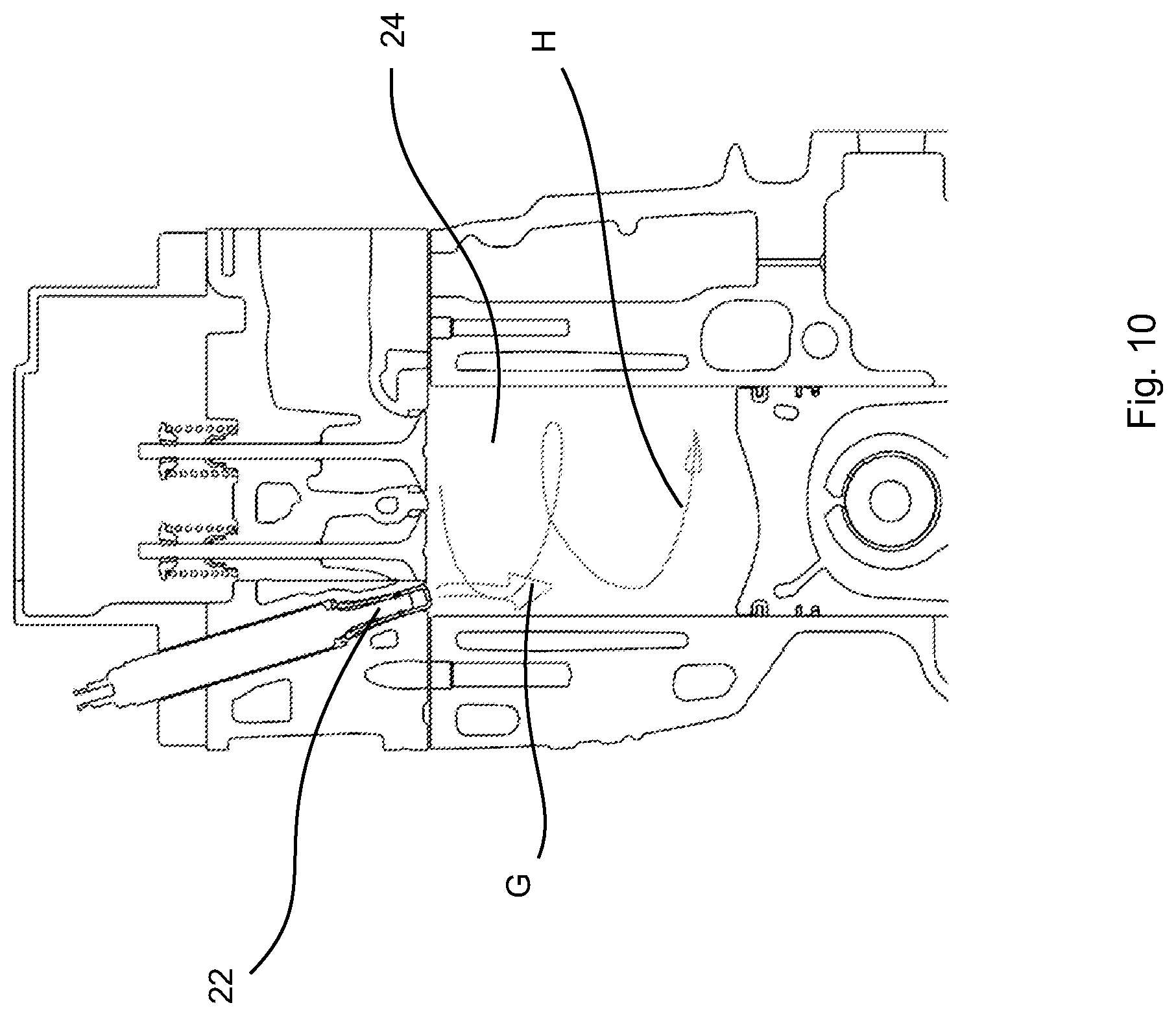 Patent US12092056 Figure 10 – Internal combustion engine