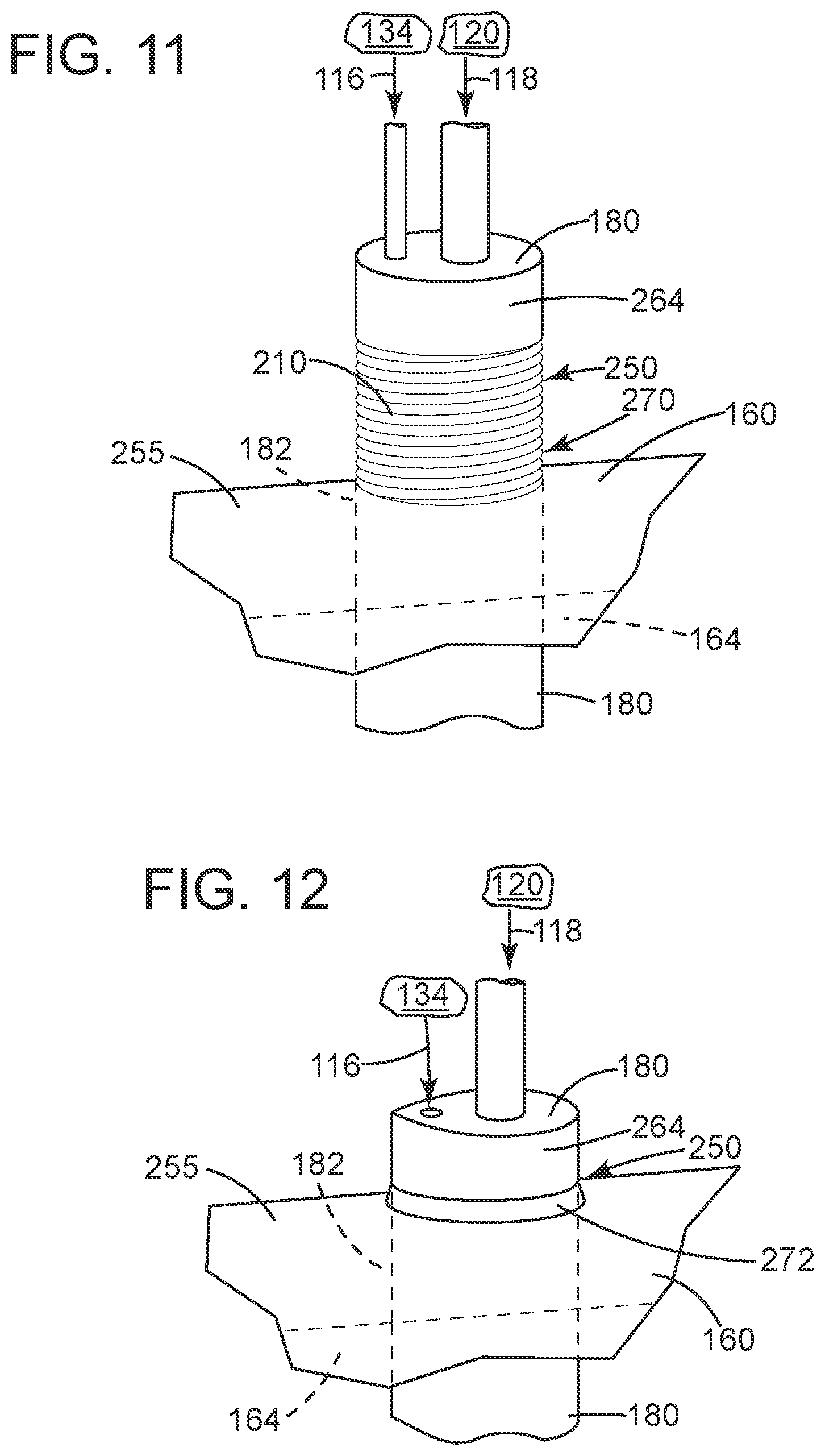 Patent US12092061 Figure 9 – Axial fuel stage immersed injectors with internal cooling