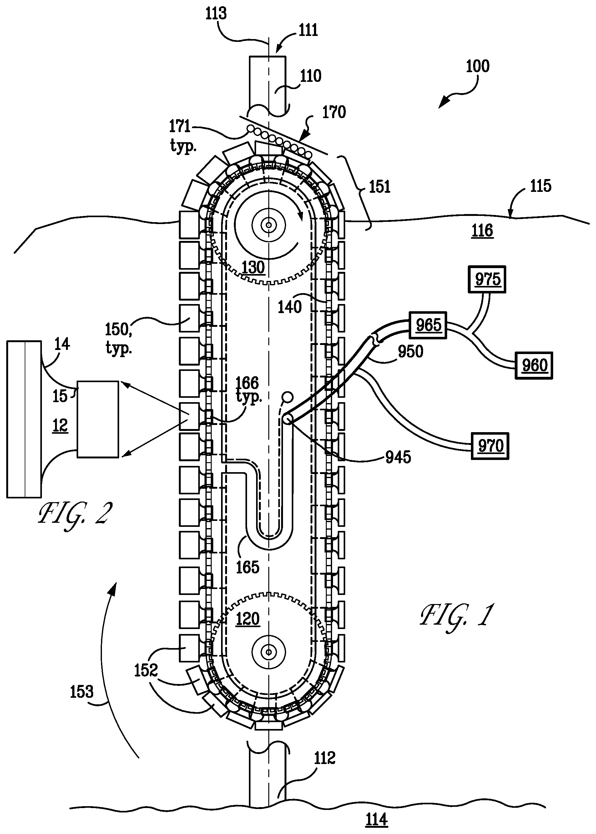 Patent US12092064 Figure 1 – Underwater power generator