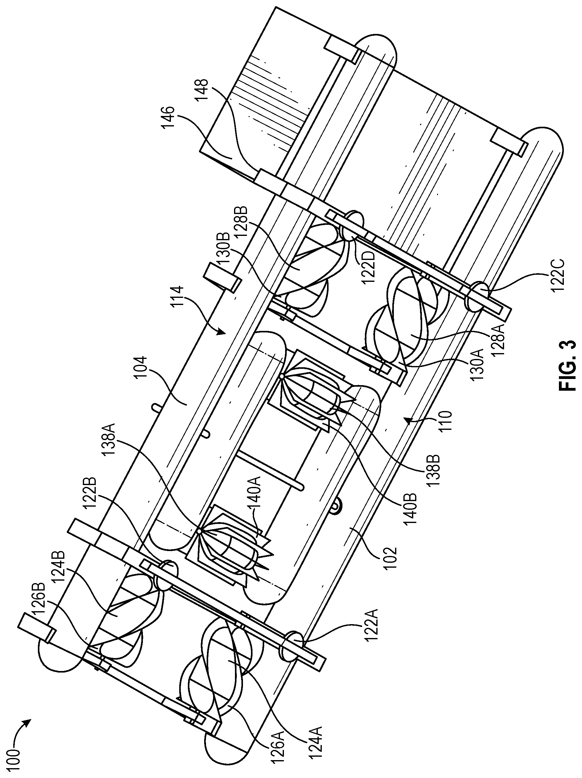 Patent US12092066 Figure 3 – Ocean wave and tidal current energy conversion system
