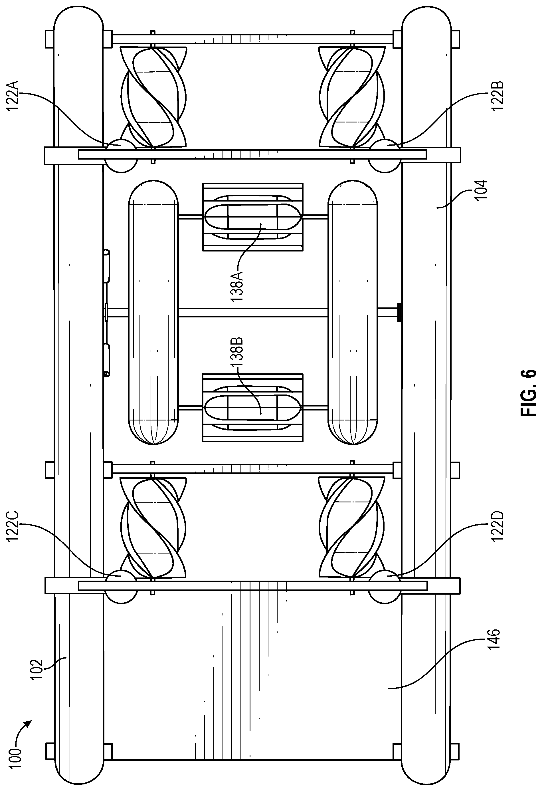 Patent US12092066 Figure 6 – Ocean wave and tidal current energy conversion system
