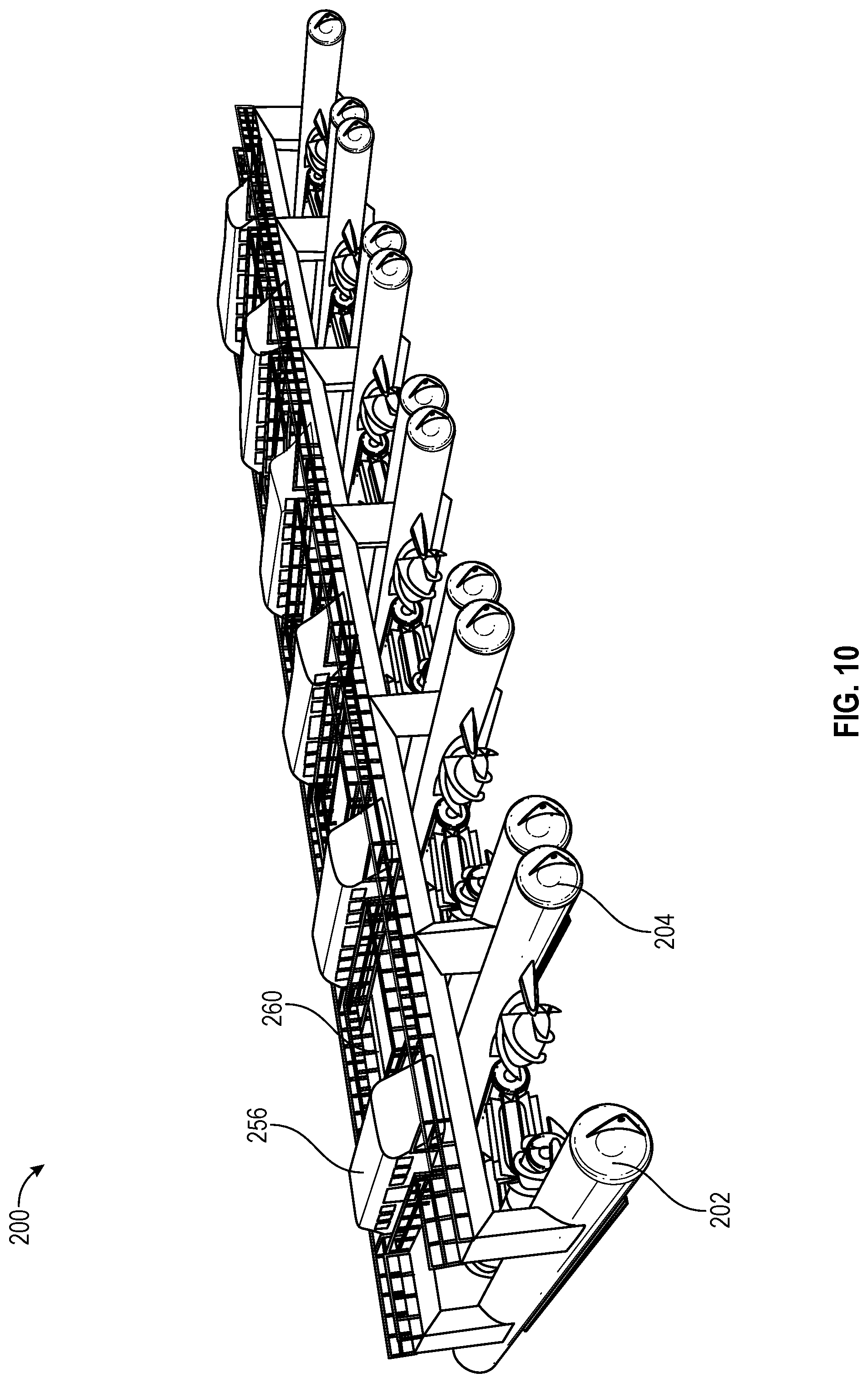 Patent US12092066 Figure 10 – Ocean wave and tidal current energy conversion system