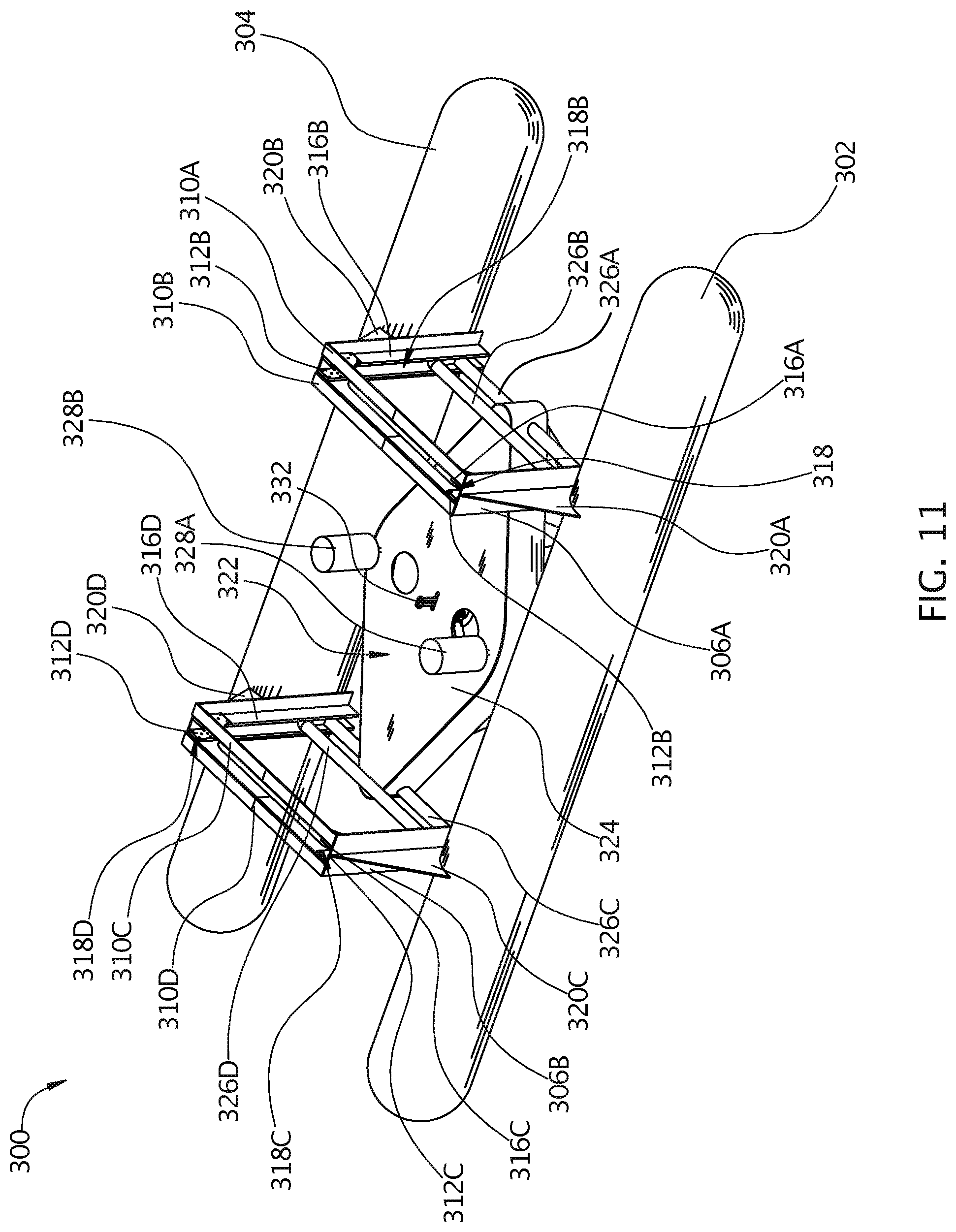 Patent US12092066 Figure 11 – Ocean wave and tidal current energy conversion system