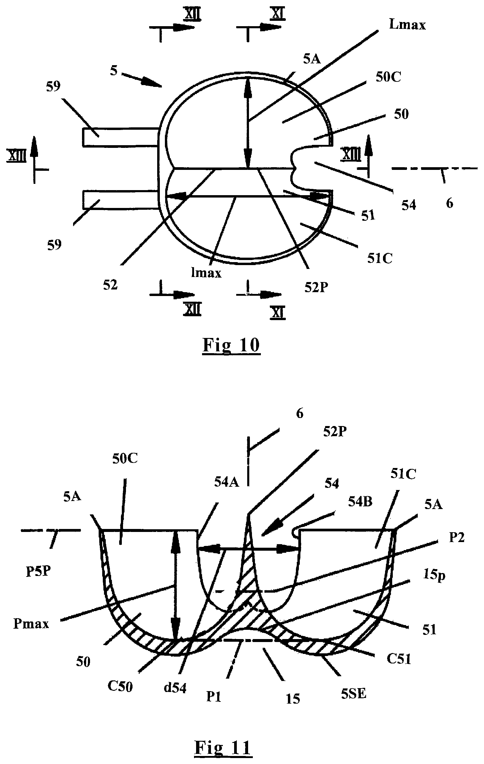 Patent US12092068 Figure 8 – Pelton hydraulic turbine and installation