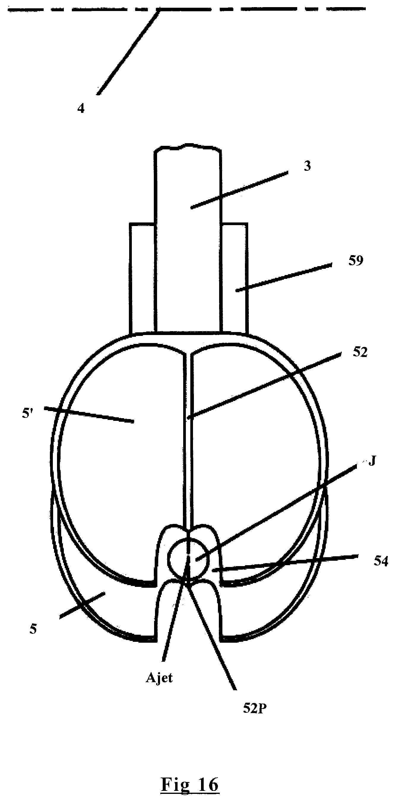 Patent US12092068 Figure 11 – Pelton hydraulic turbine and installation