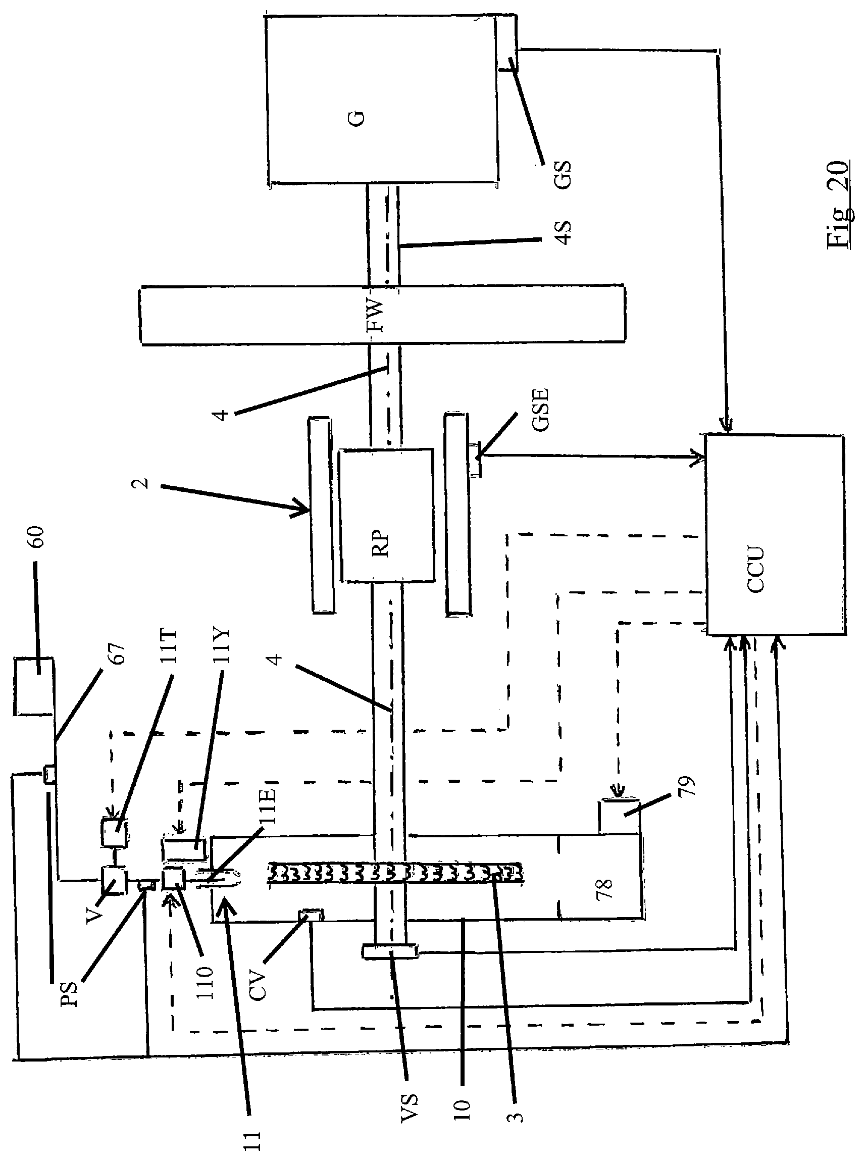 Patent US12092068 Figure 15 – Pelton hydraulic turbine and installation