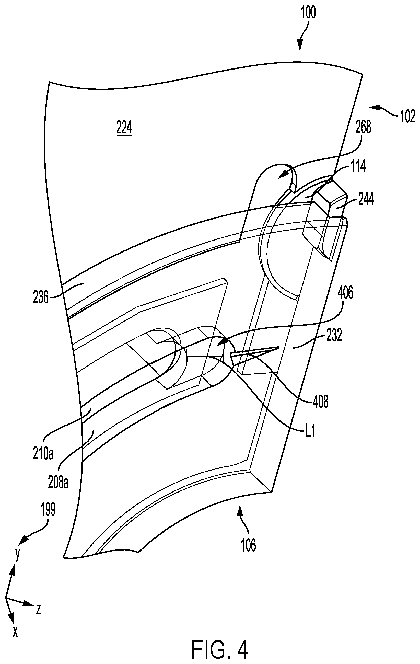 Patent US12092070 Figure 4 – Adjustable distribution plate for an axial piston assembly