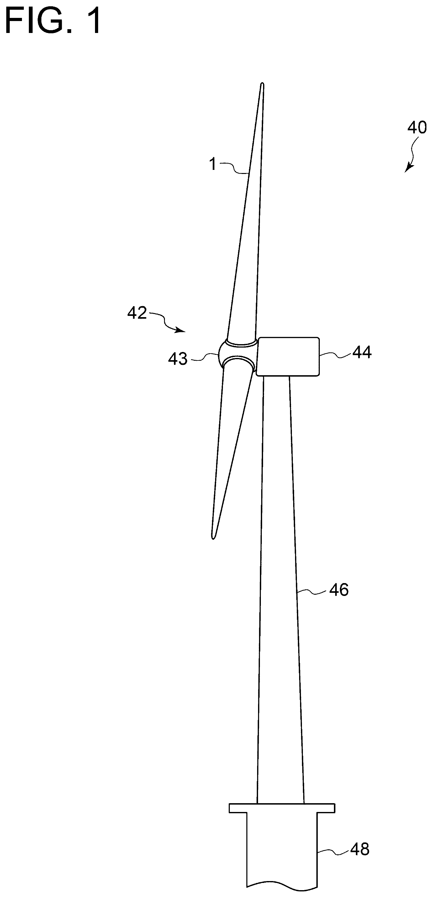 Patent US12092072 Figure 1 – Vortex generator for wind turbine blade, wind turbine blade and wind power generating apparatus, and method for manufacturing wind turbine blade
