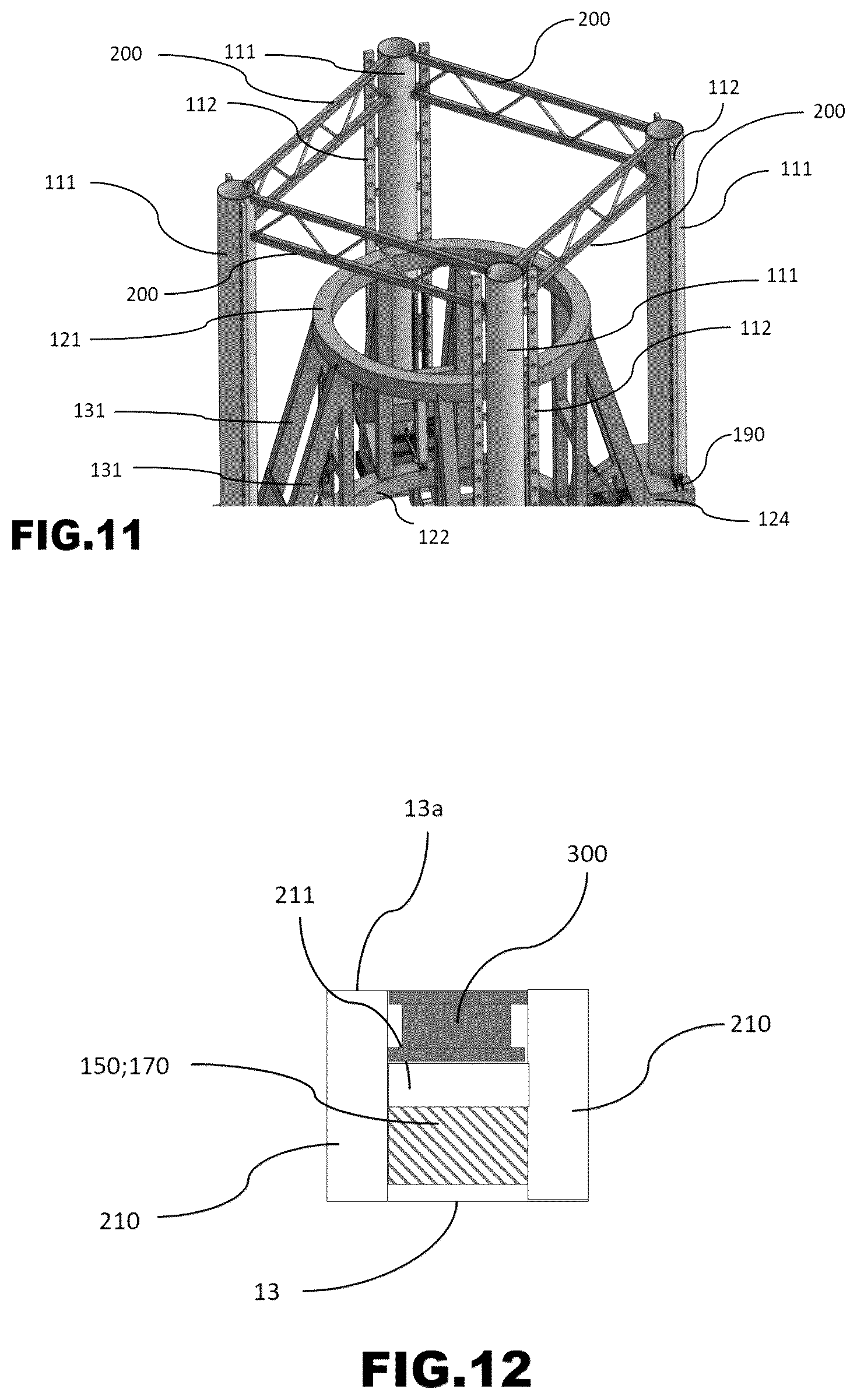 Patent US12092074 Figure 9 – System for erecting a tower and corresponding method