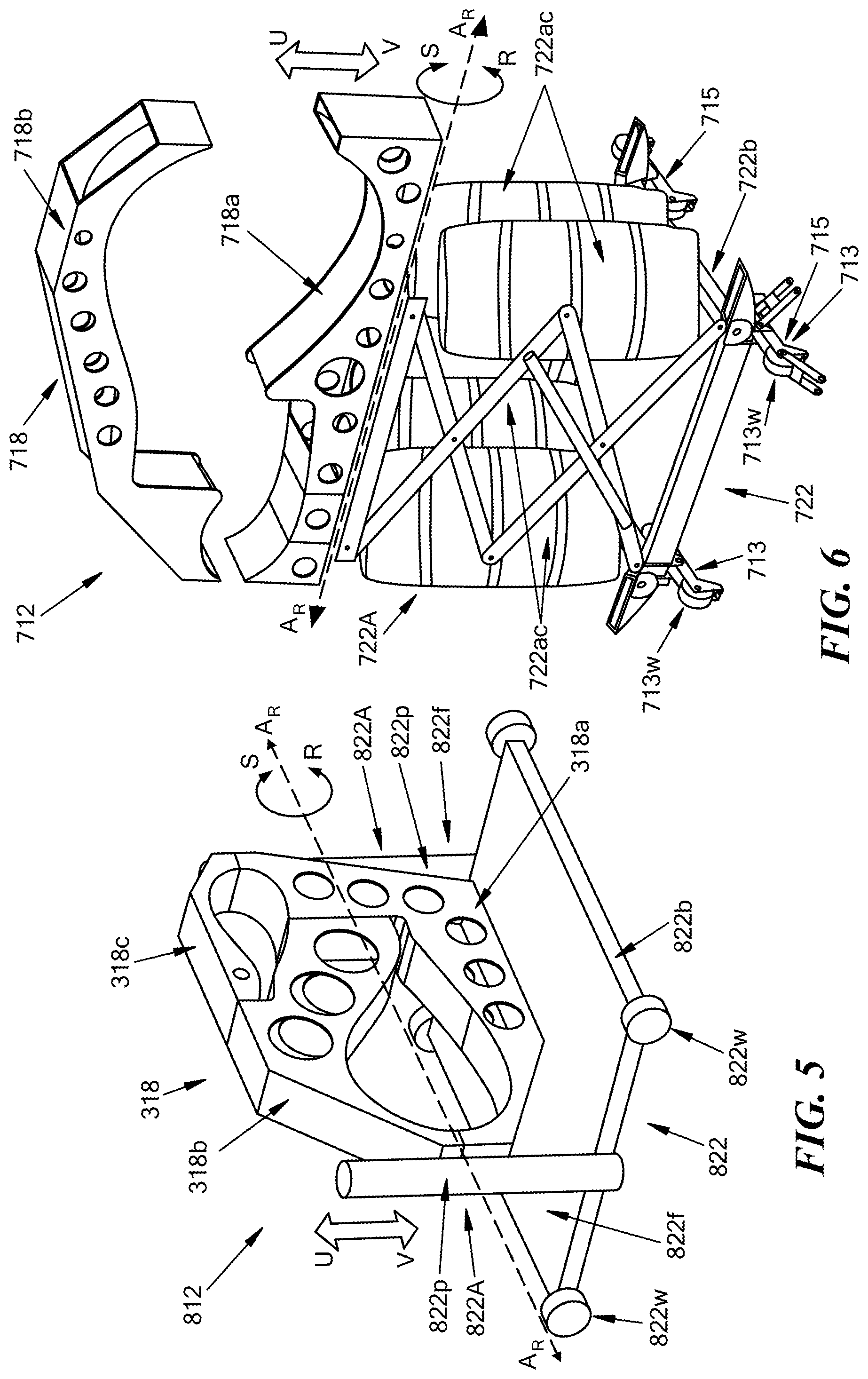 Patent US12092076 Figure 6 – Systems, methods, and vehicles for transporting large cargo onto and off a transport vehicle