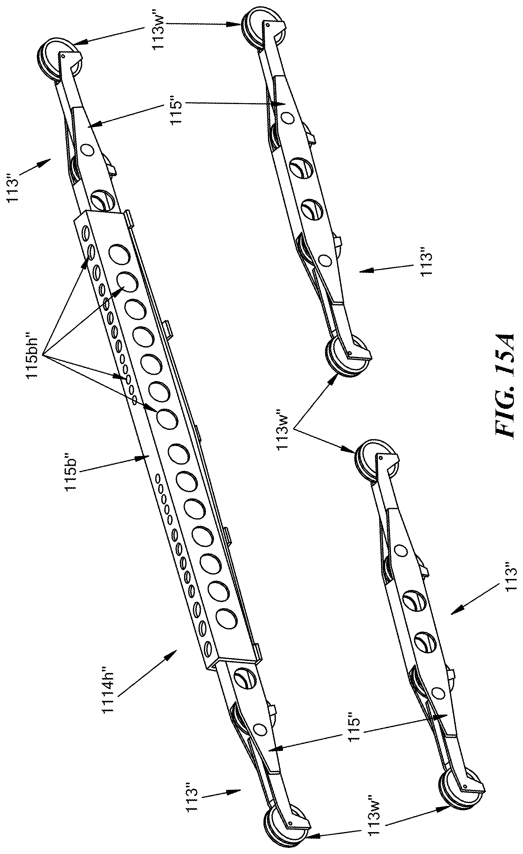 Patent US12092076 Figure 14 – Systems, methods, and vehicles for transporting large cargo onto and off a transport vehicle