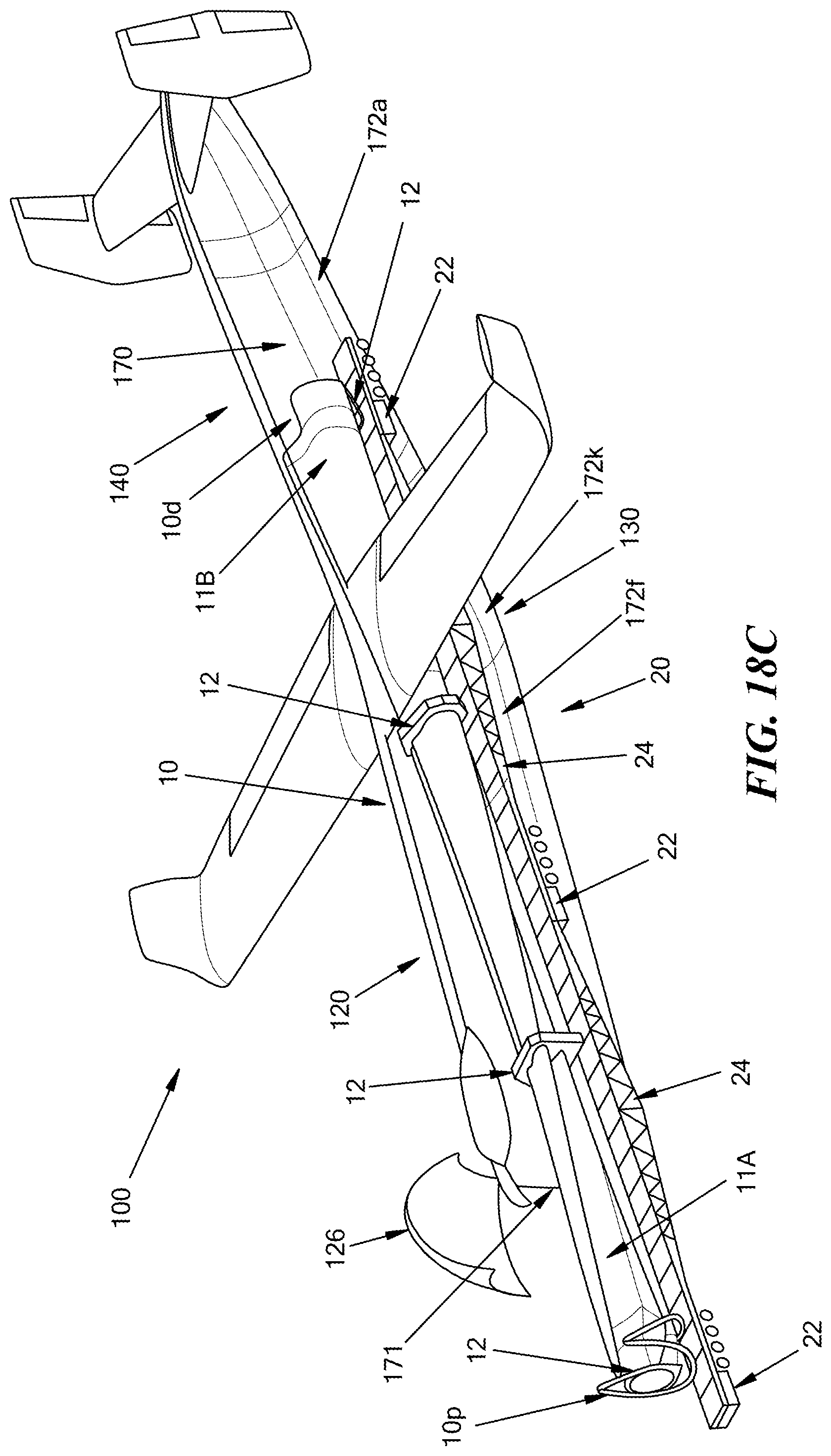 Patent US12092076 Figure 20 – Systems, methods, and vehicles for transporting large cargo onto and off a transport vehicle