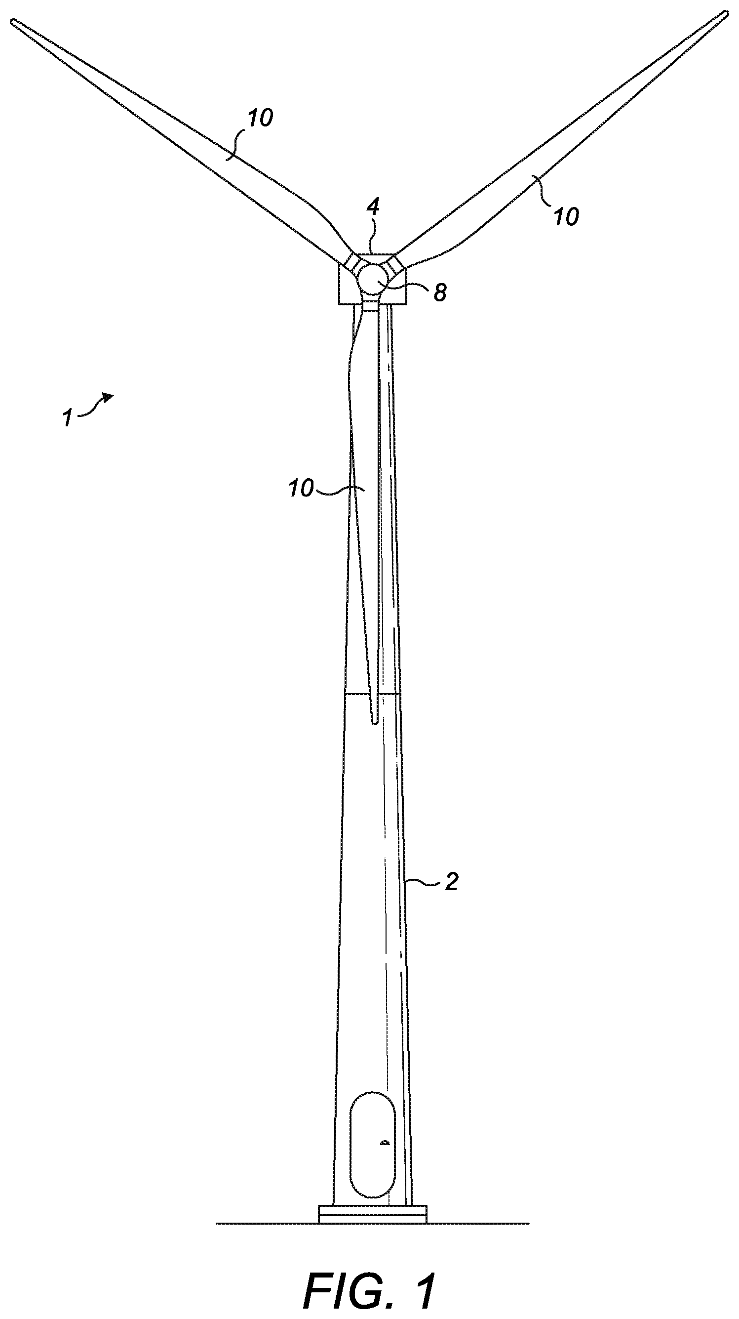 Patent US12092084 Figure 1 – Locking mechanism for a wind turbine generator