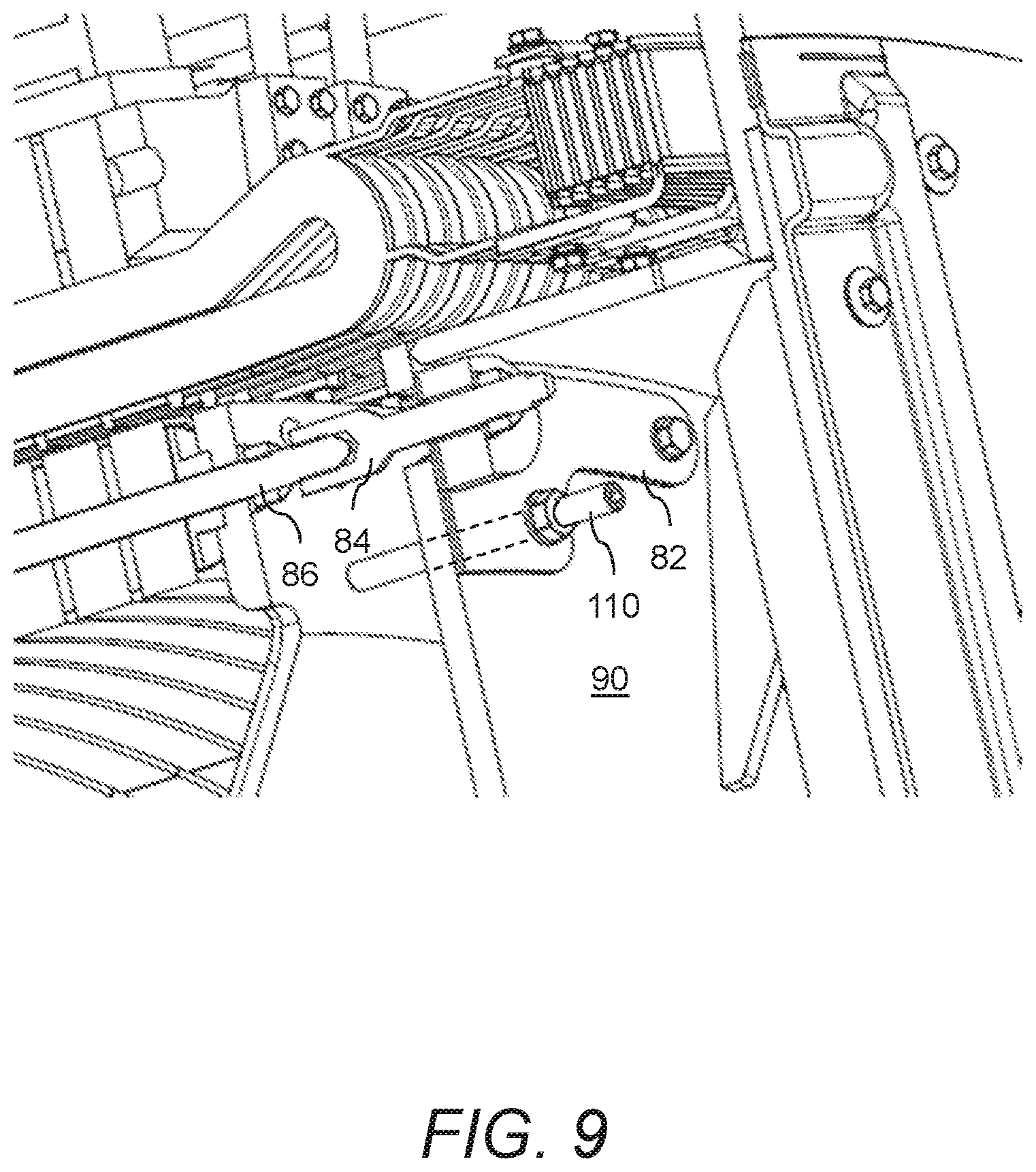 Patent US12092084 Figure 9 – Locking mechanism for a wind turbine generator