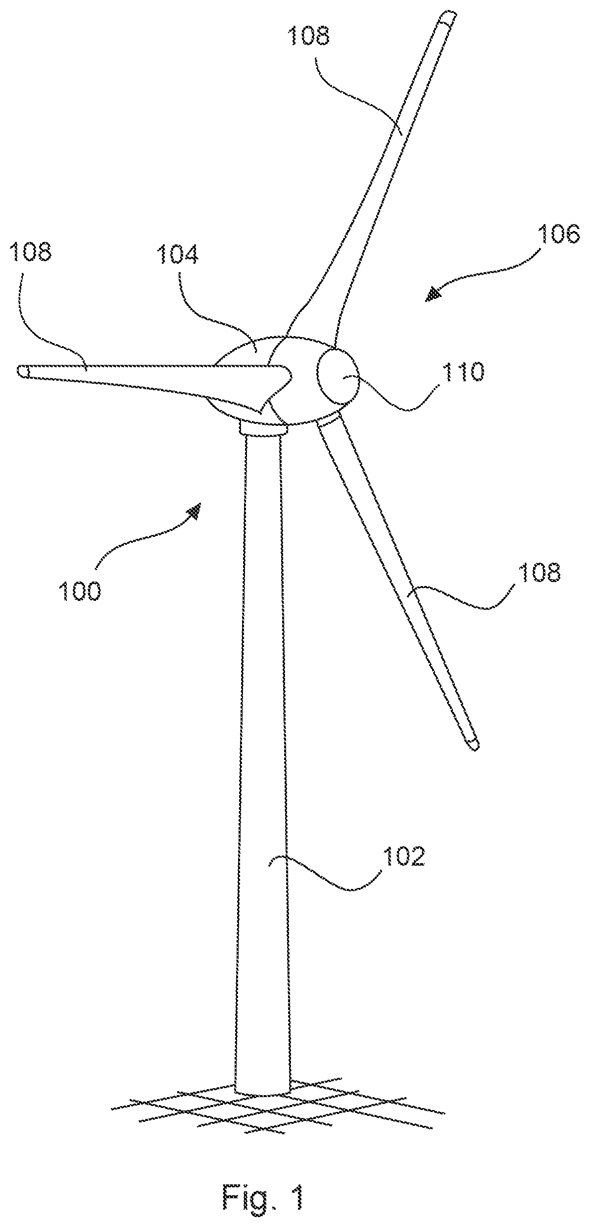 Patent US12092085 Figure 1 – Method for detecting an accretion of ice on a wind turbine