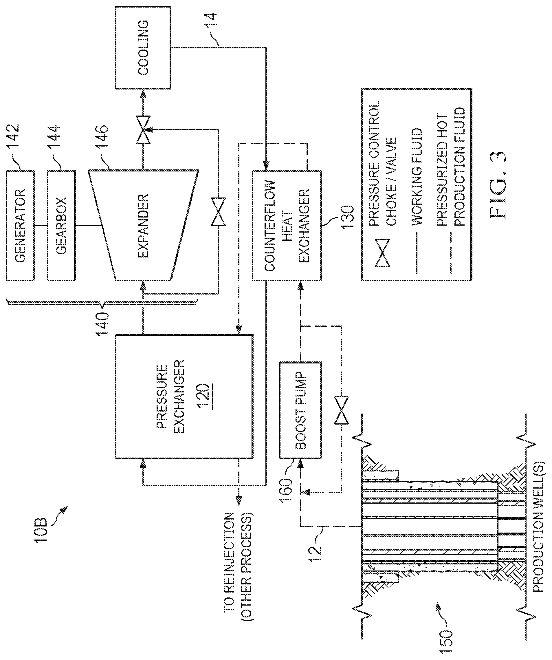 Patent US12092086 Figure 3 – Geopressure and geothermal power system