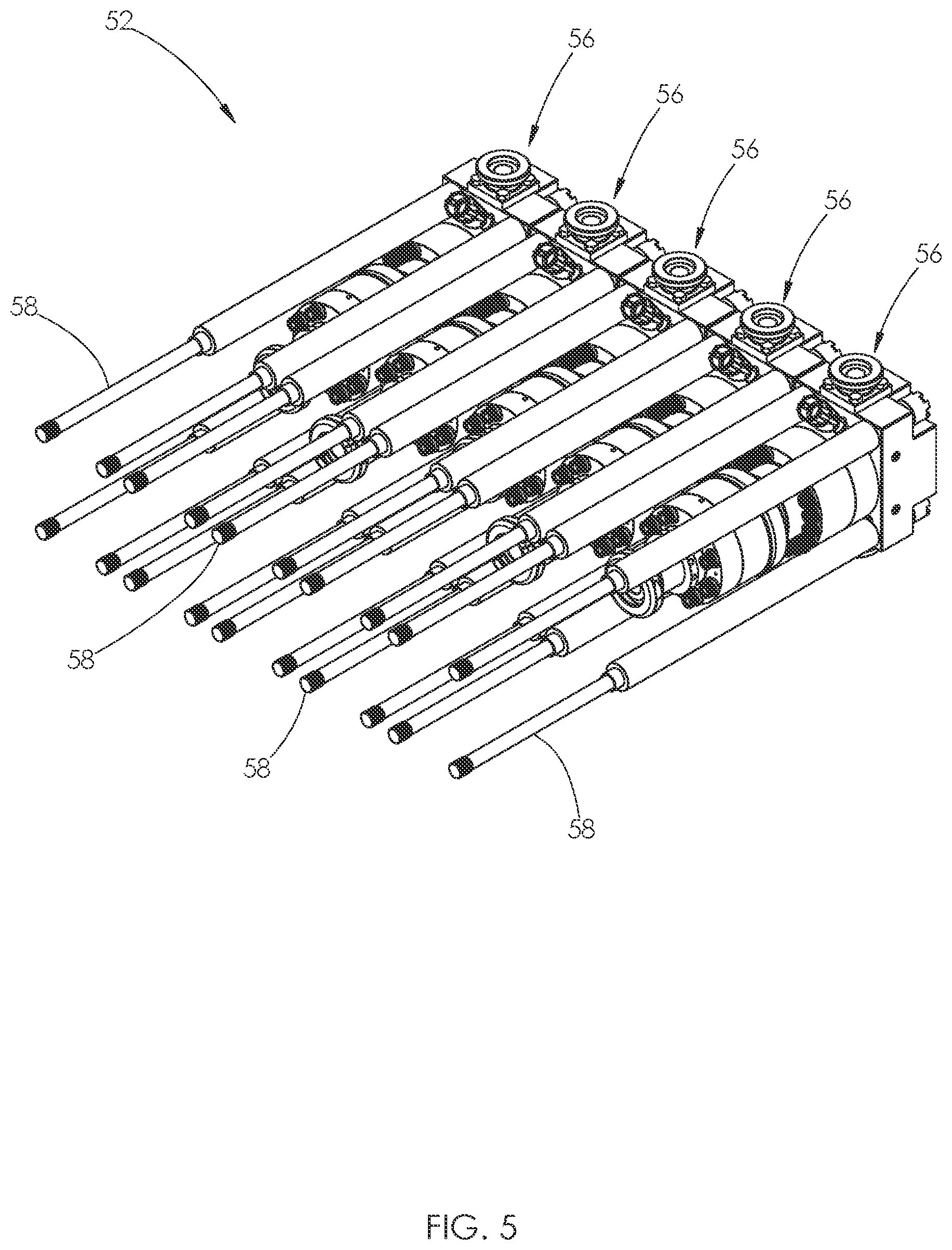 Patent US12092087 Figure 5 – Fluid end assembly