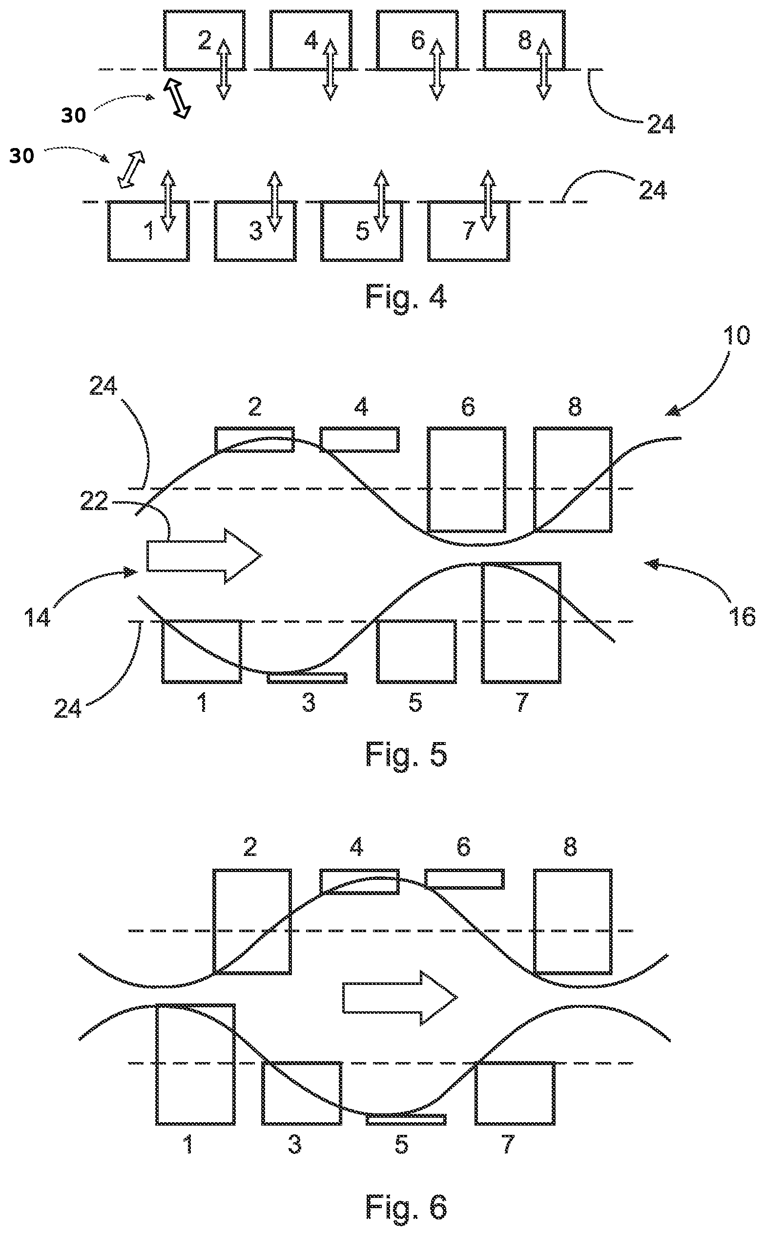 Patent US12092089 Figure 2 – Fluid pump having actuators including movable elements for pumping fluid in a pumping direction