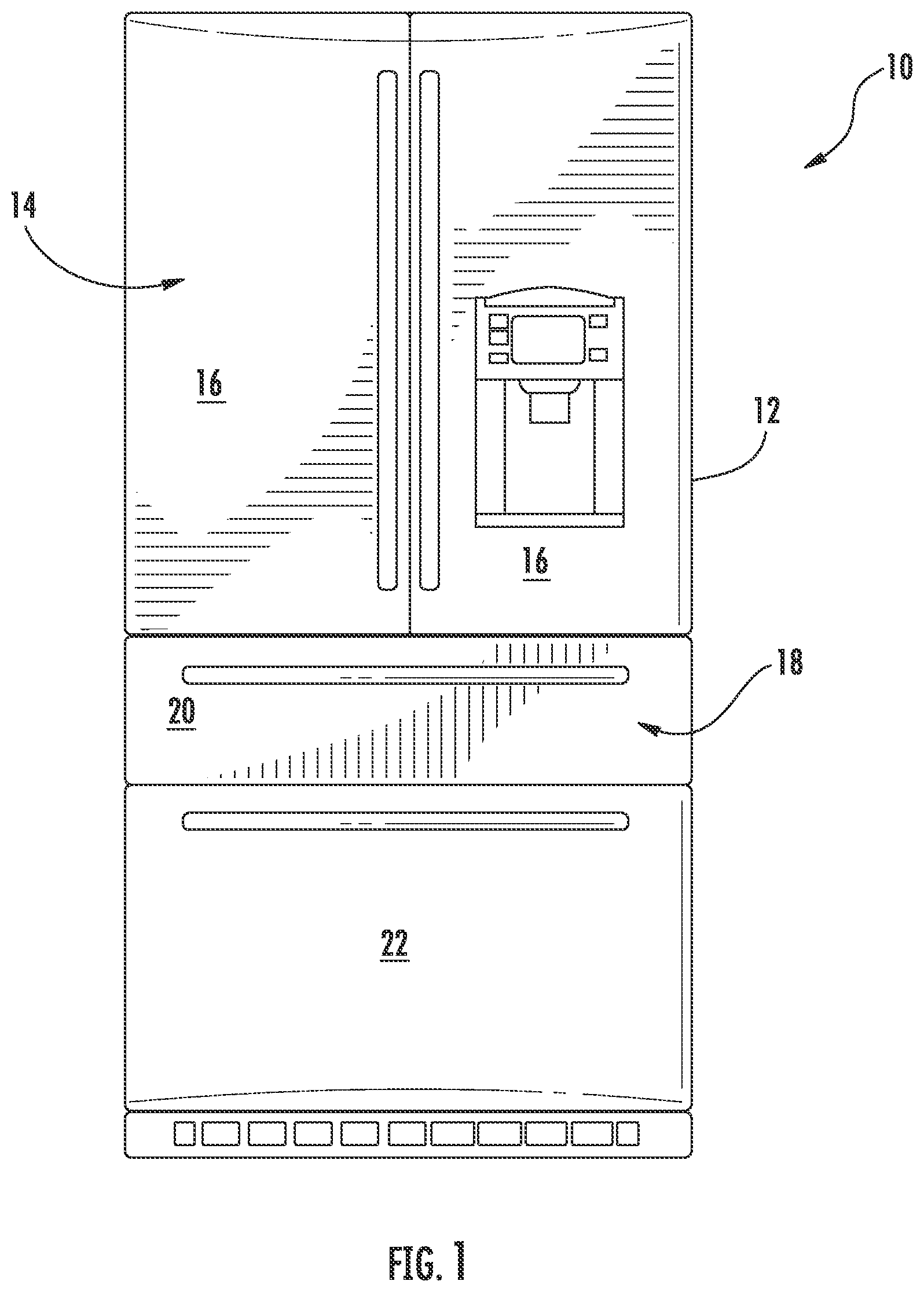 Patent US12092092 Figure 1 – Linear compressor and planar spring assembly