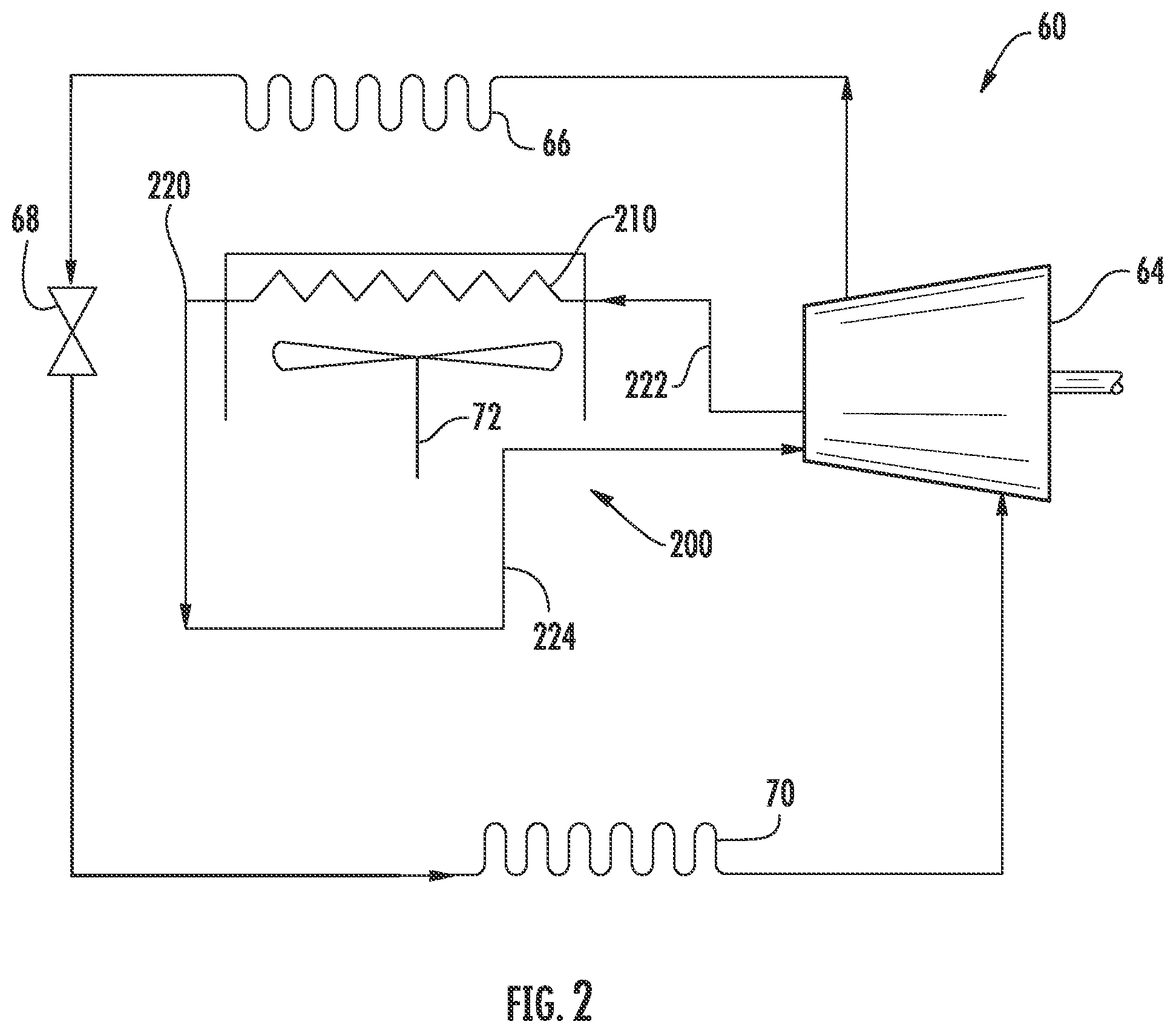 Patent US12092092 Figure 2 – Linear compressor and planar spring assembly