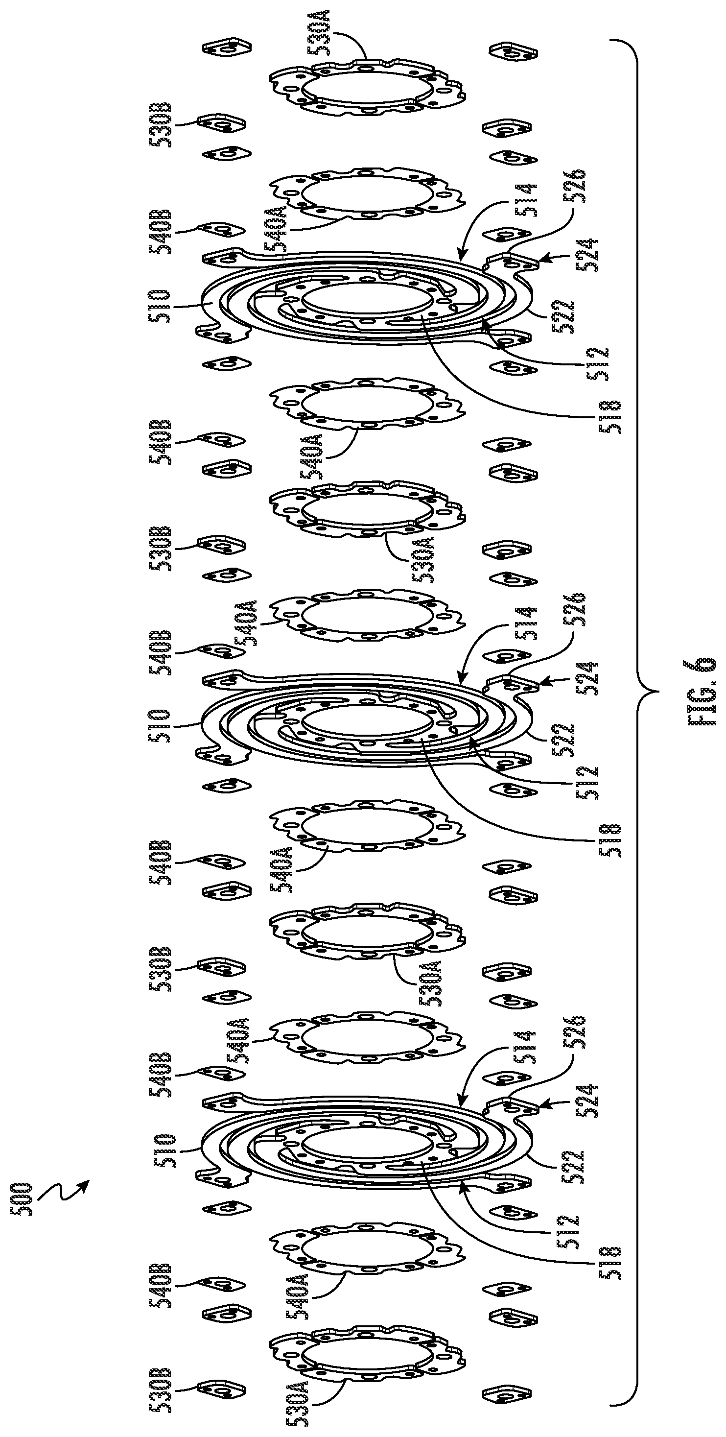 Patent US12092092 Figure 6 – Linear compressor and planar spring assembly