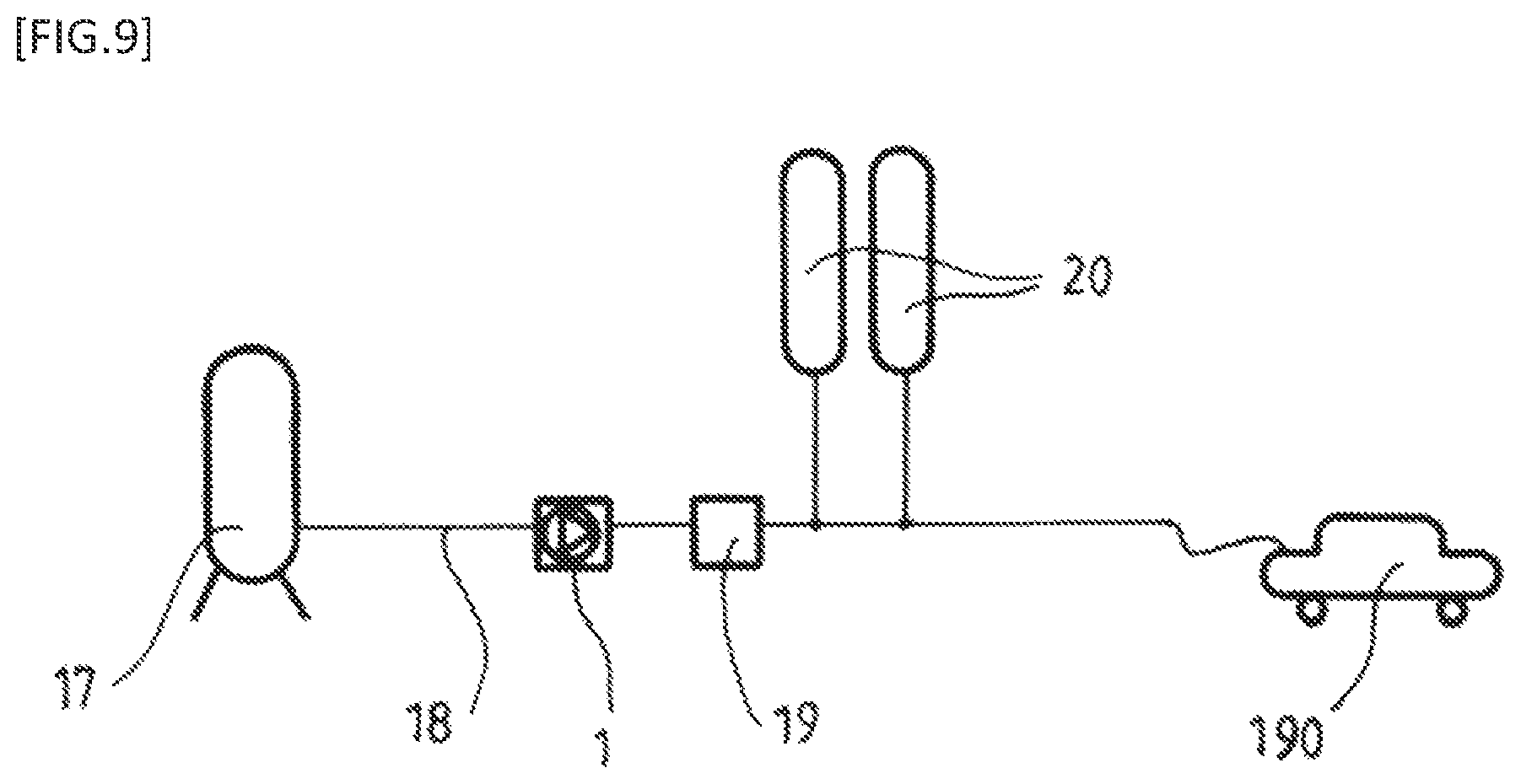 Patent US12092098 Figure 9 – Compression apparatus and filling station comprising such an apparatus