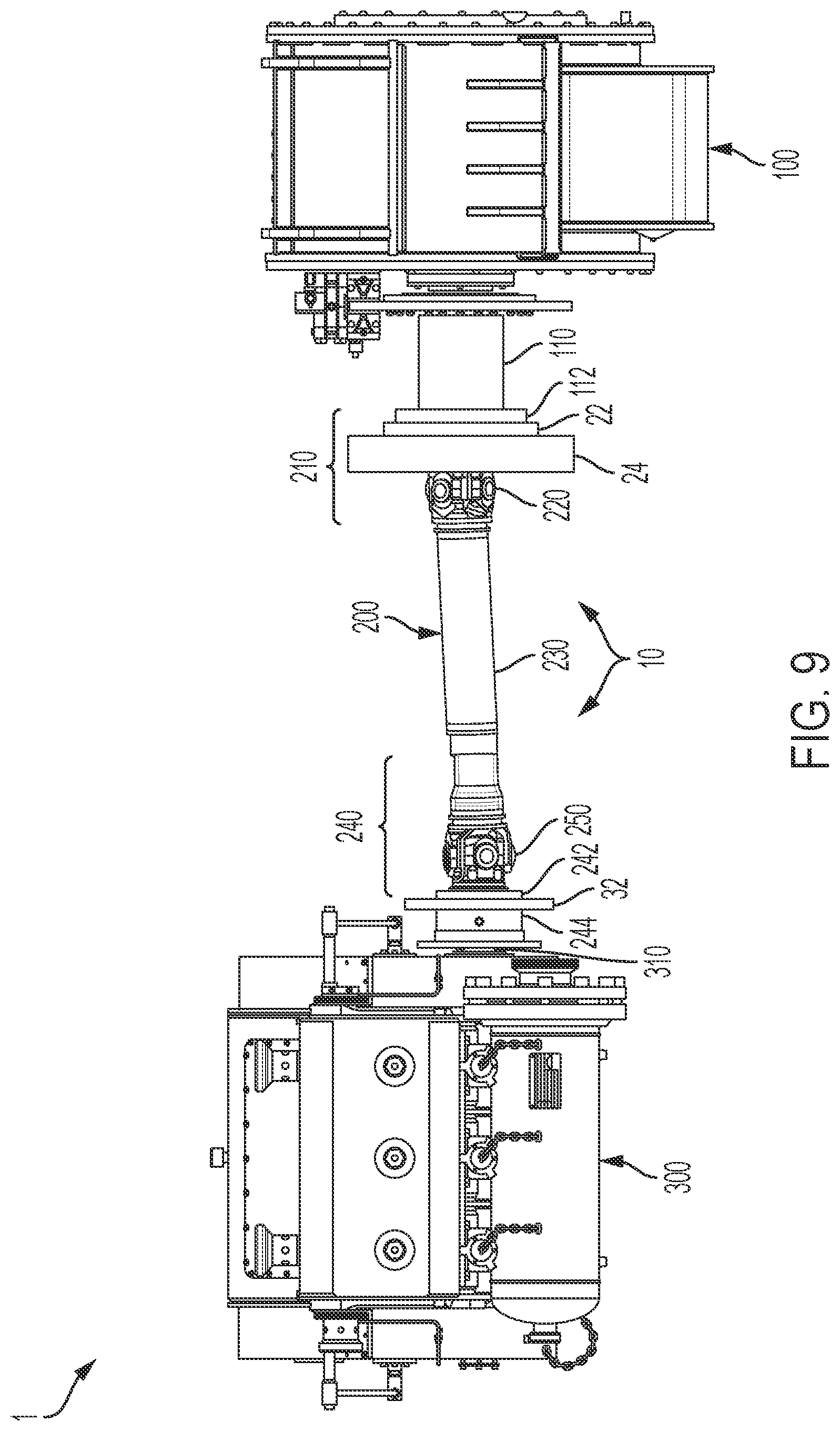 Patent US12092100 Figure 6 – Systems and method for use of single mass flywheel alongside torsional vibration damper assembly for single acting reciprocating pump