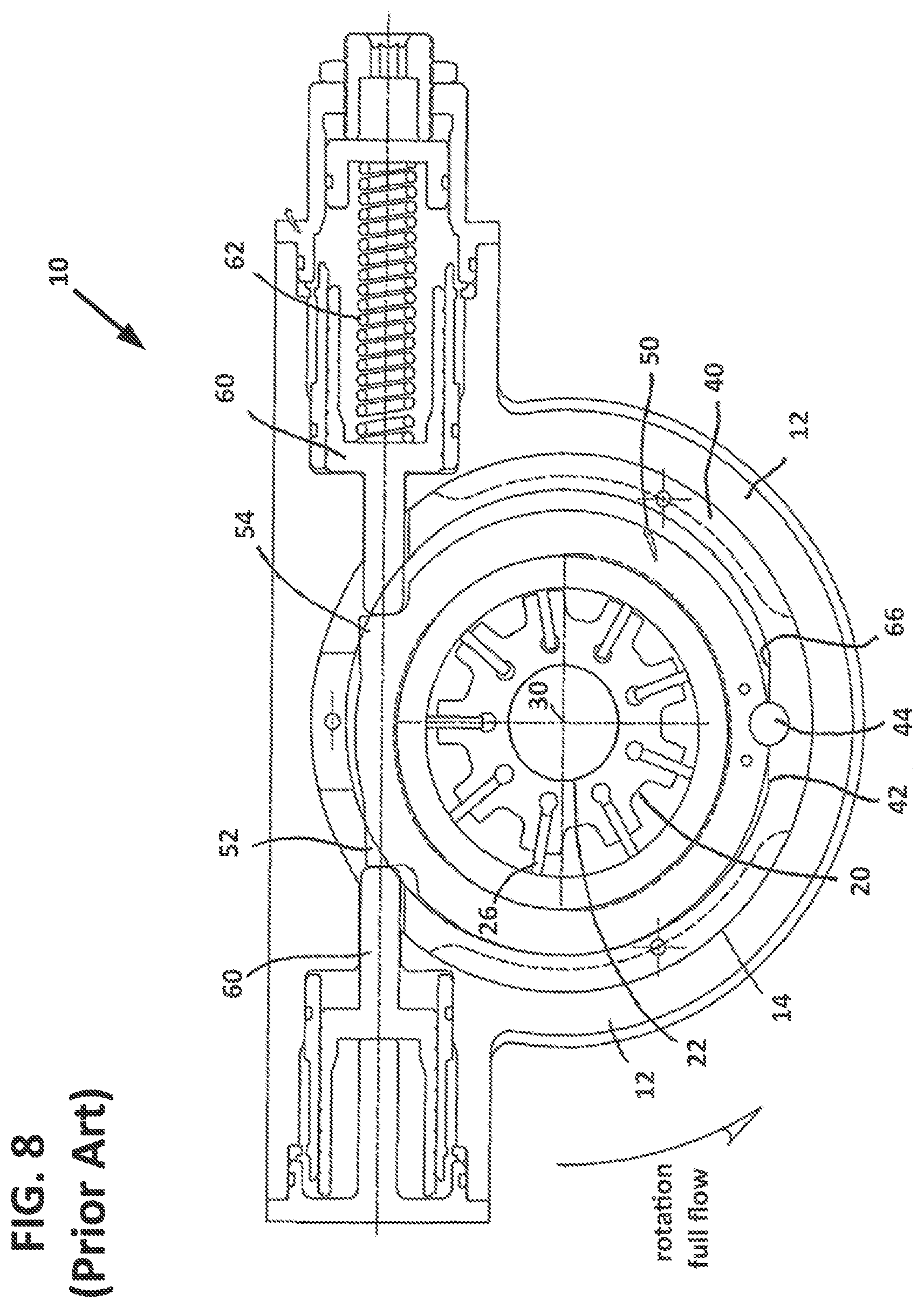 Patent US12092103 Figure 7 – Fuel pump with determinant translating cam arrangement