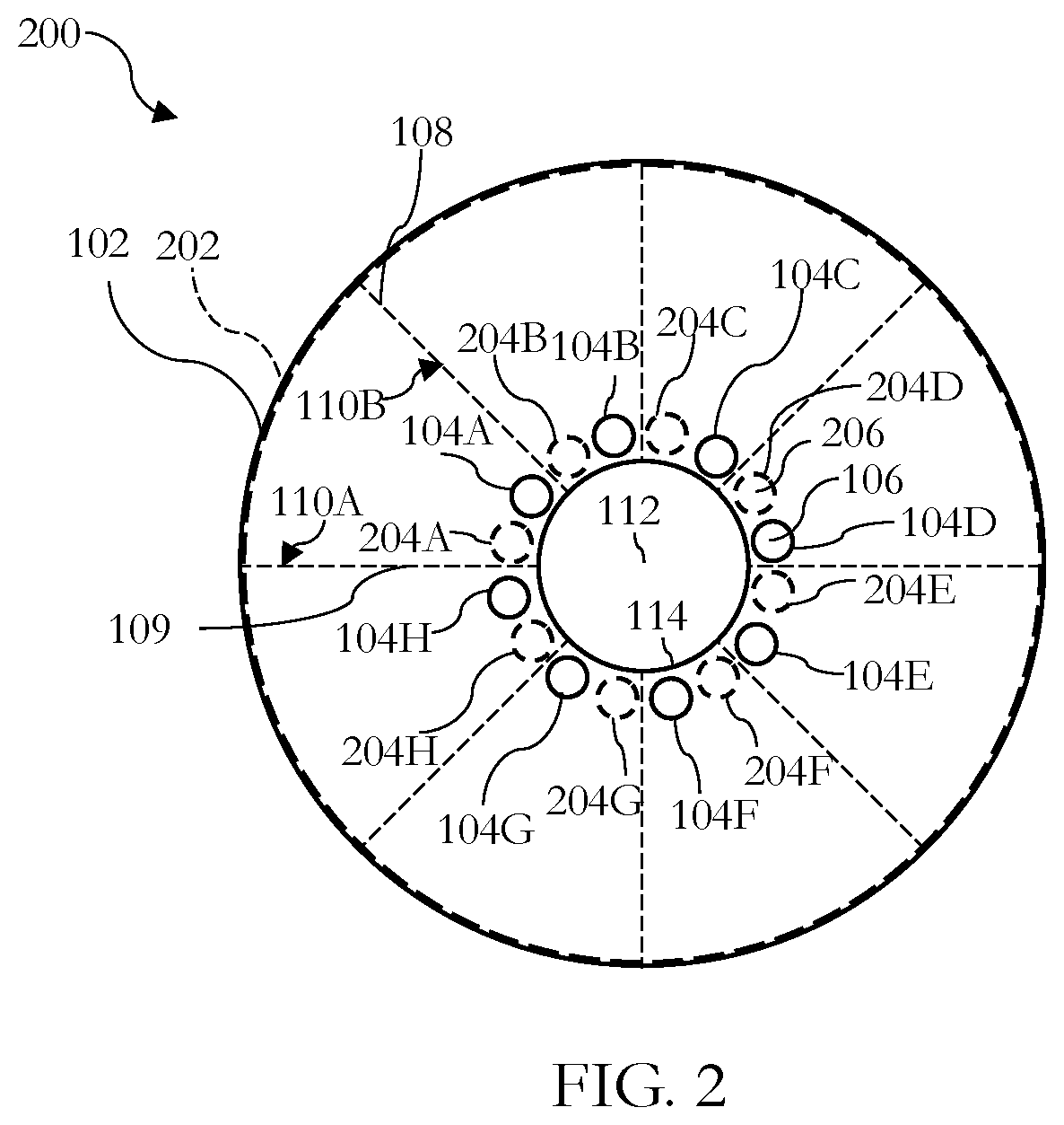 Patent US12092106 Figure 2 – Valve arrangement