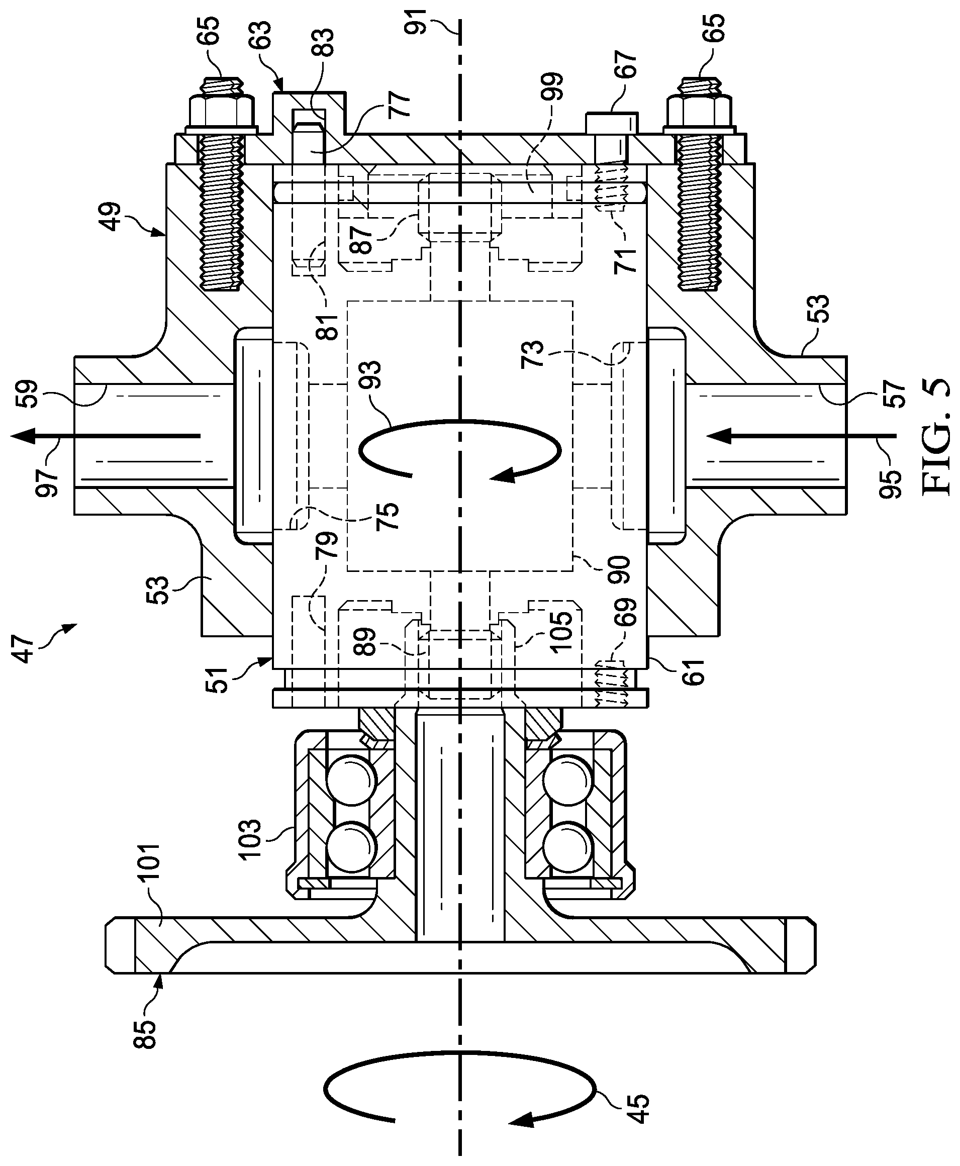 Patent US12092107 Figure 4 – Dual input pump assembly