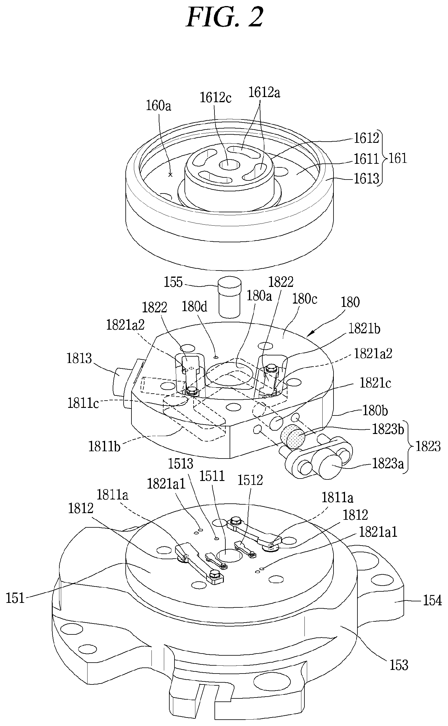 Patent US12092109 Figure 2 – Scroll compressor