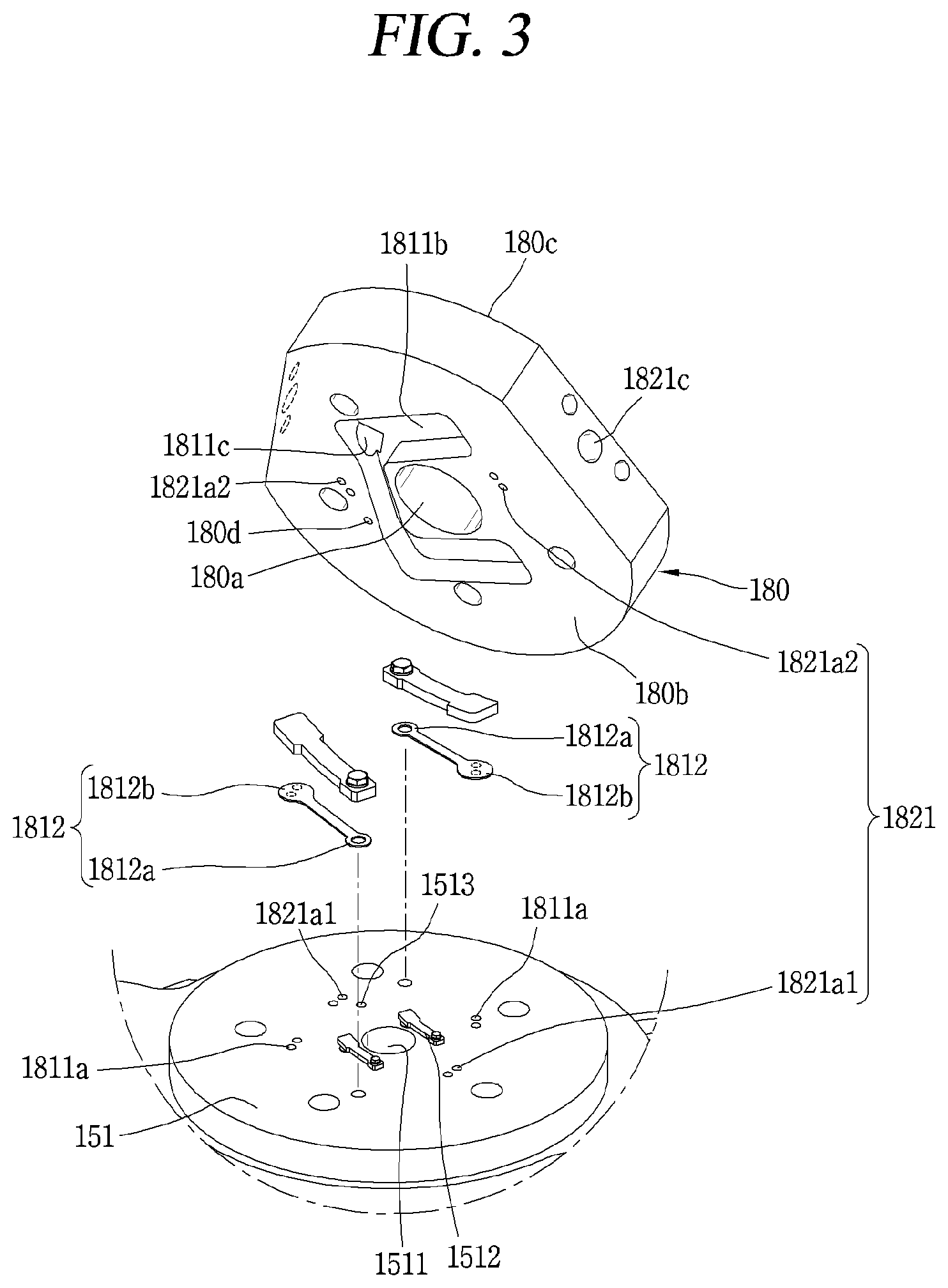 Patent US12092109 Figure 3 – Scroll compressor
