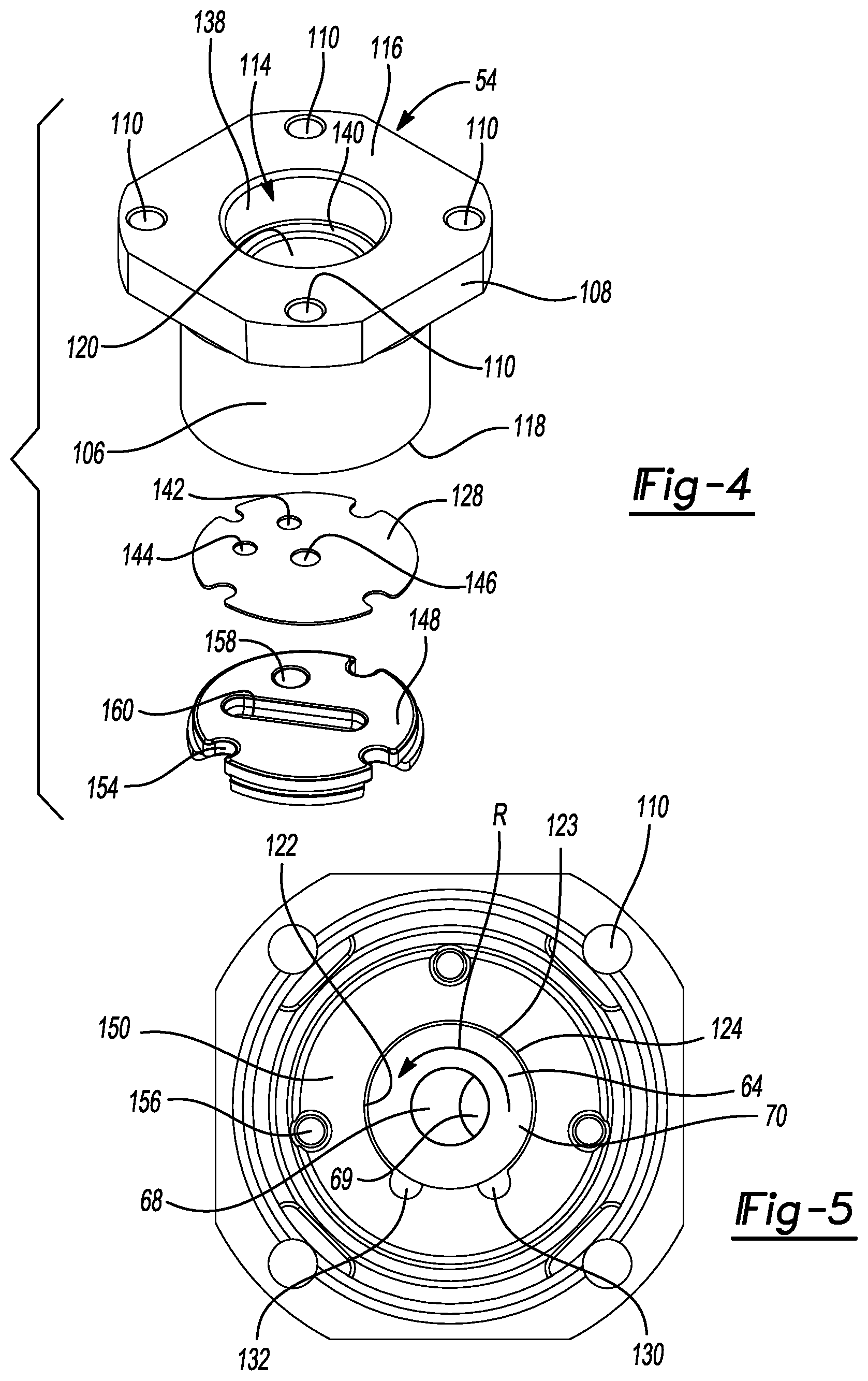 Patent US12092111 Figure 3 – Compressor with oil pump