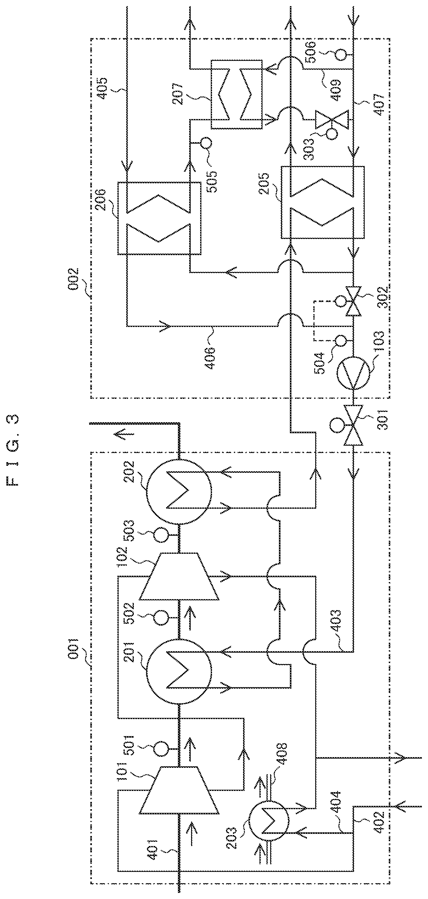 Patent US12092113 Figure 3 – Heat recovery device